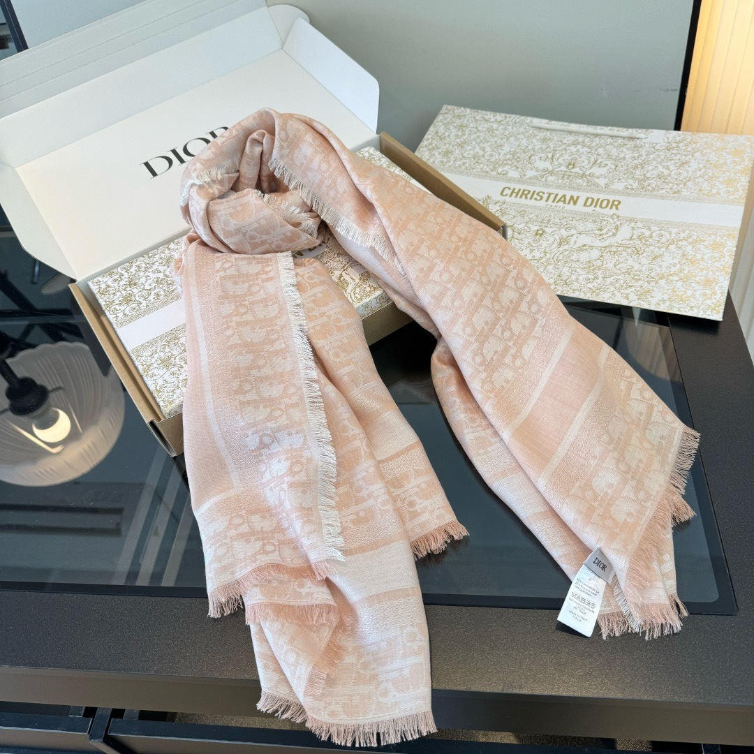 Cheap New Dior high-quality scarf in 216692, $50 USD- [IB216692] - Replica Dior Scarf