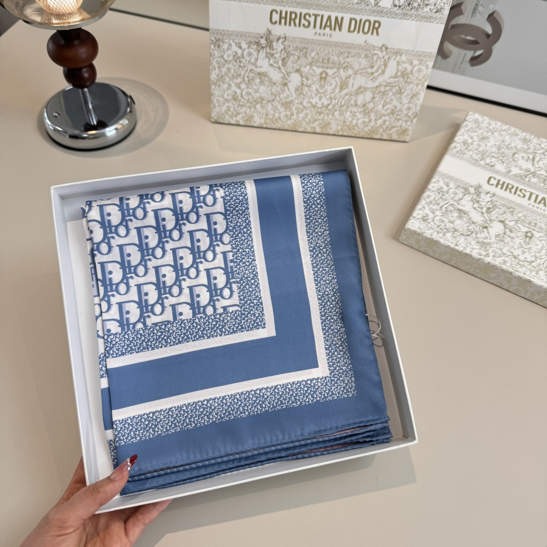 Cheap New Dior high-quality scarf in 216695, $50 USD- [IB216695] - Replica Dior Scarf