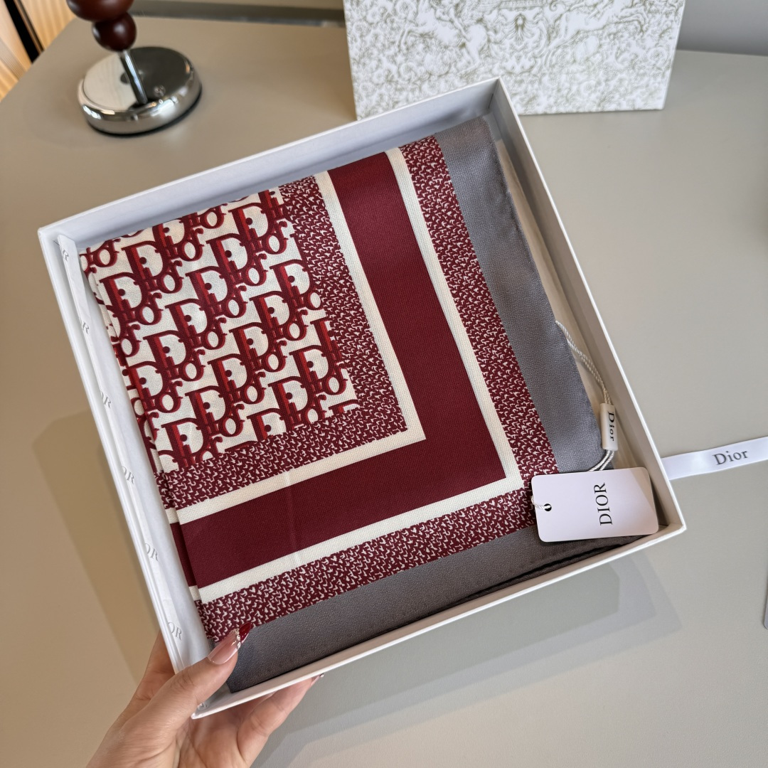 Cheap New Dior high-quality scarf in 216699, $50 USD- [IB216699] - Replica Dior Scarf