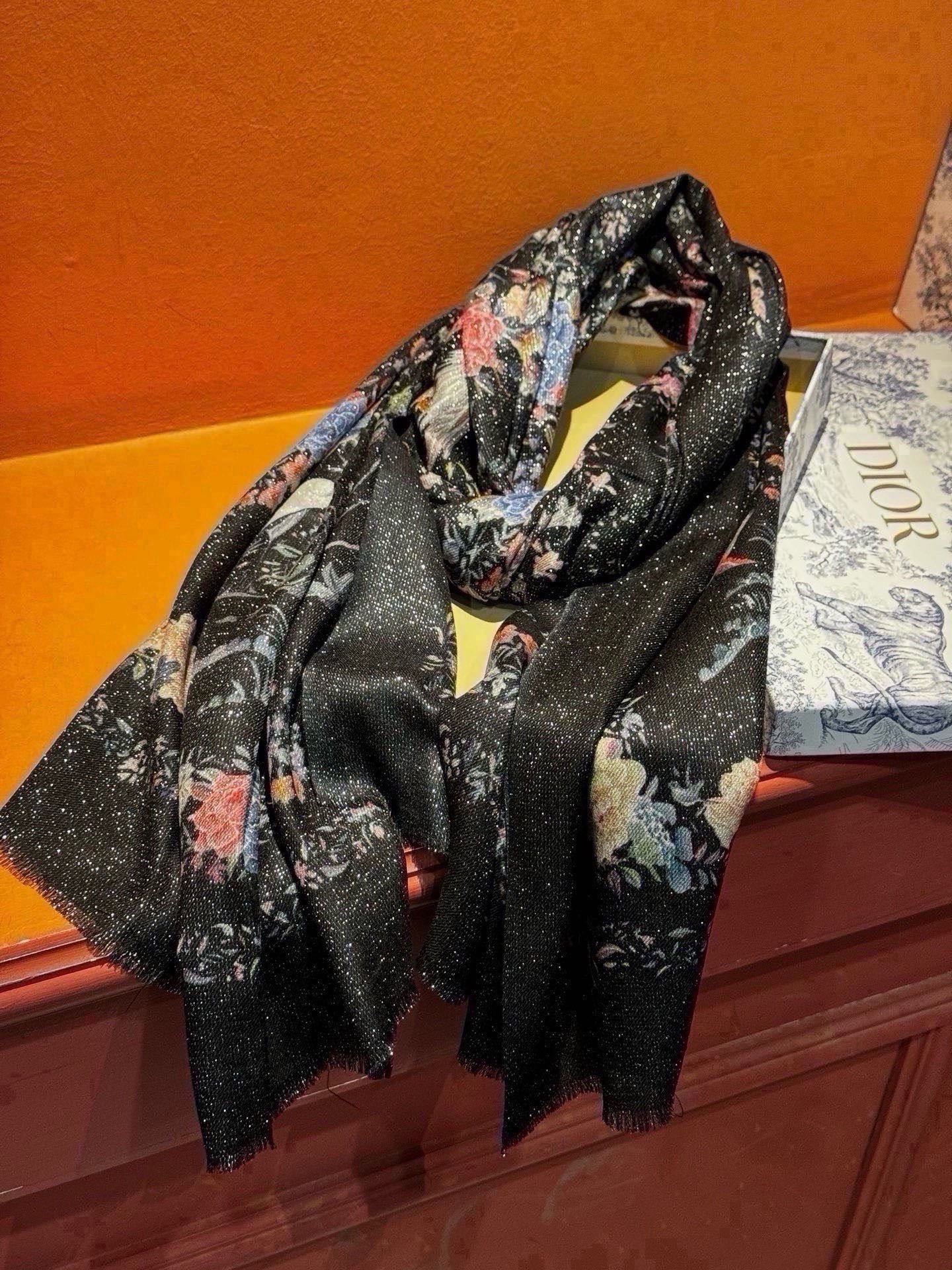 Cheap New Dior high-quality scarf in 216701, $55 USD- [IB216701] - Replica Dior Scarf