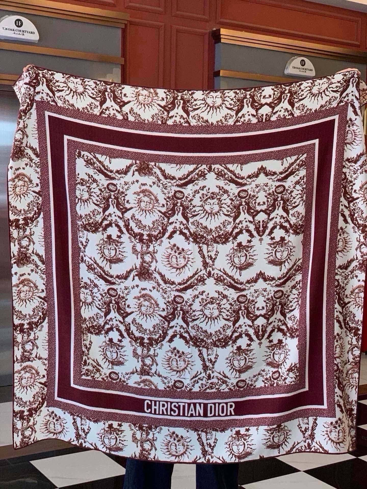 Cheap New Dior high-quality scarf in 216703, $55 USD- [IB216703] - Replica Dior Scarf