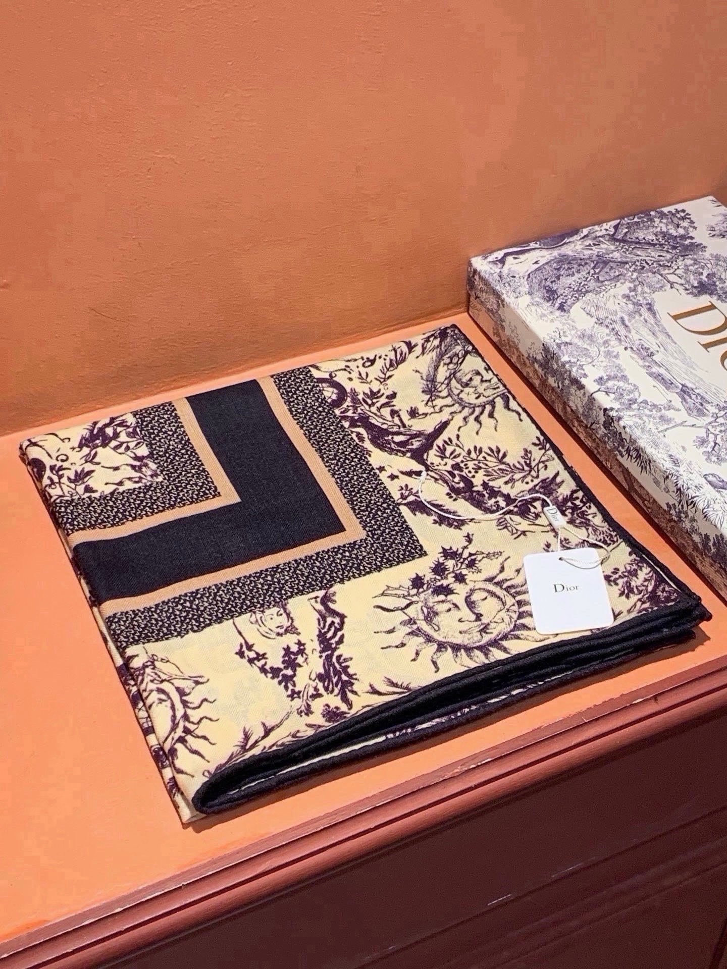Cheap New Dior high-quality scarf in 216704, $55 USD- [IB216704] - Replica Dior Scarf
