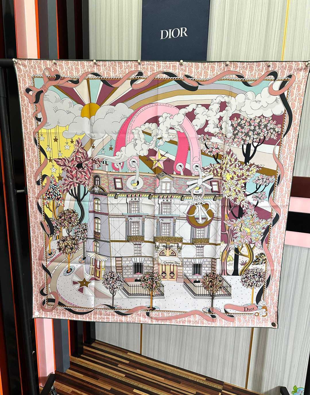 Cheap New Dior high-quality scarf in 216706, $50 USD- [IB216706] - Replica Dior Scarf