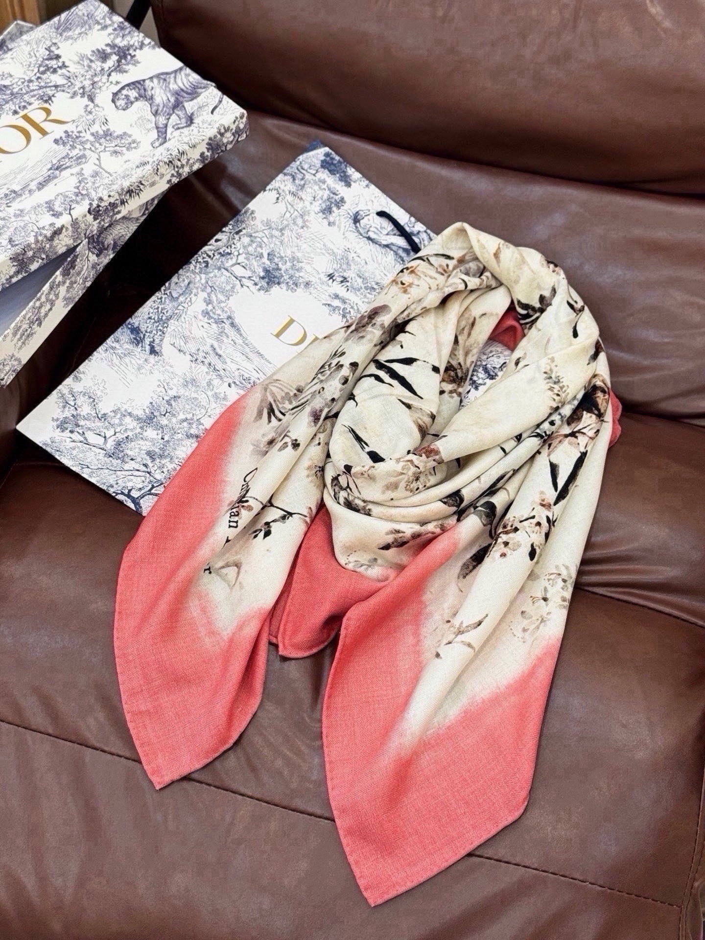 Cheap New Dior high-quality scarf in 216707, $50 USD- [IB216707] - Replica Dior Scarf