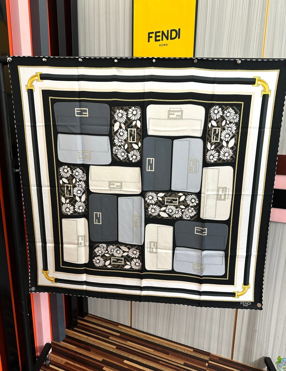 Cheap New Fendi high-quality scarf in 216708, $50 USD- [IB216708] - Replica Fendi Cashmere Scarf