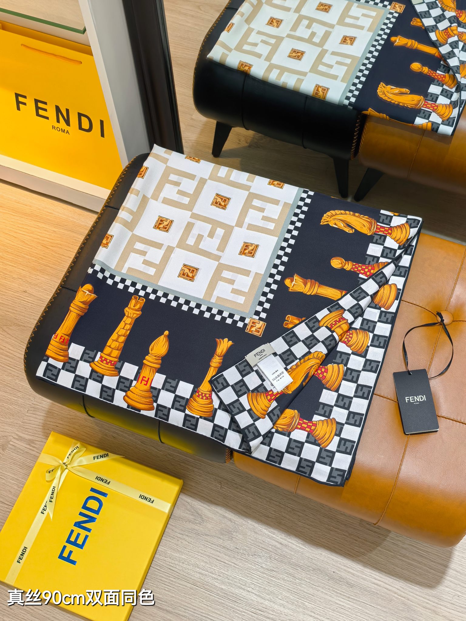 Cheap New Fendi high-quality scarf in 216710, $50 USD- [IB216710] - Replica Fendi Cashmere Scarf