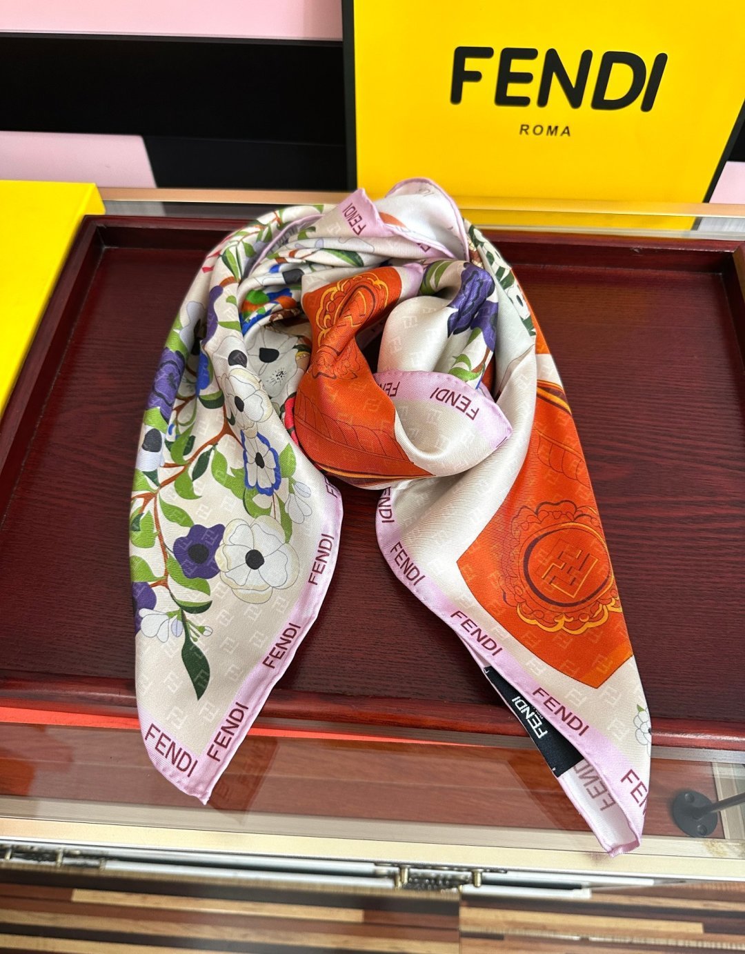 Cheap New Fendi high-quality scarf in 216712, $50 USD- [IB216712] - Replica Fendi Cashmere Scarf