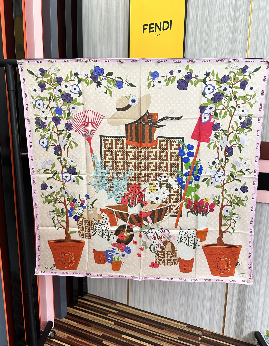 Cheap New Fendi high-quality scarf in 216712, $50 USD- [IB216712] - Replica Fendi Cashmere Scarf