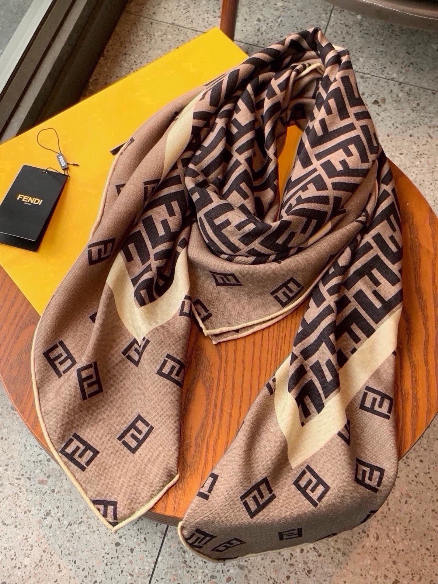 Cheap New Fendi high-quality scarf in 216713, $50 USD- [IB216713] - Replica Fendi Cashmere Scarf