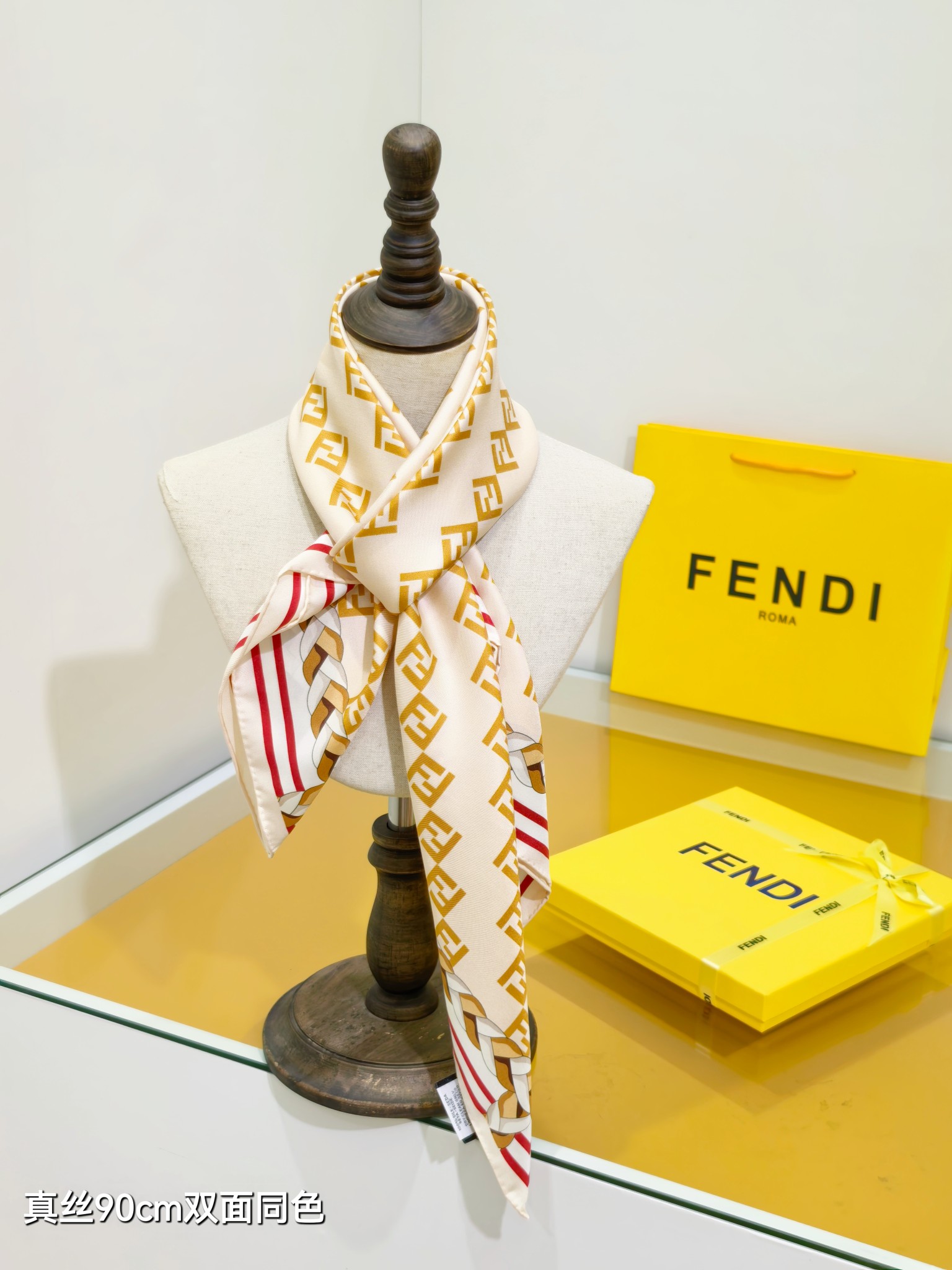 Cheap New Fendi high-quality scarf in 216715, $50 USD- [IB216715] - Replica Fendi Cashmere Scarf