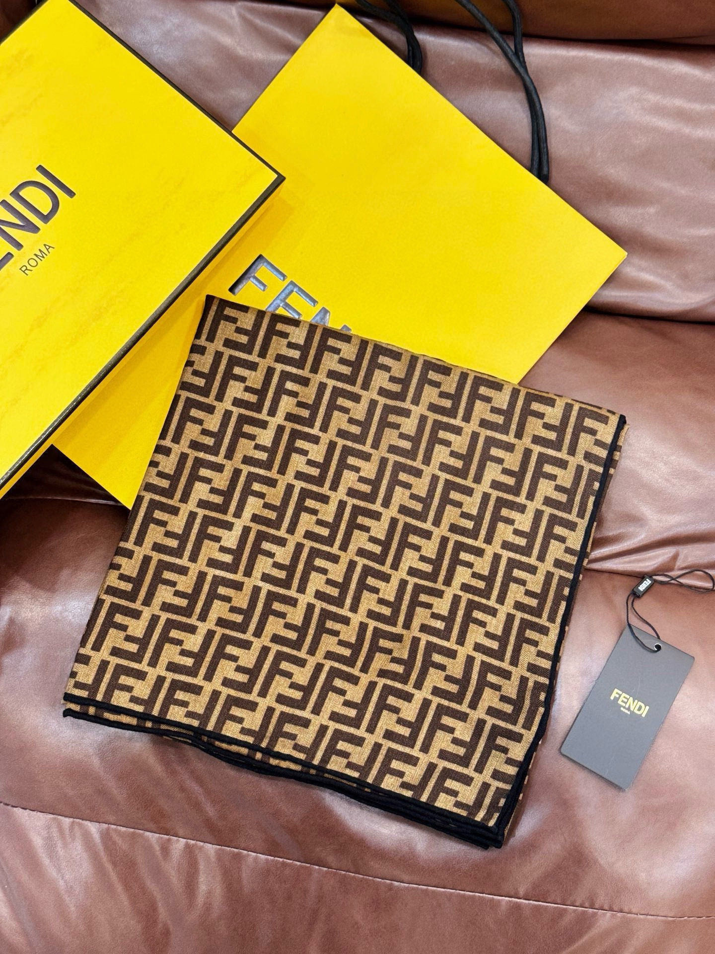 Cheap New Fendi high-quality scarf in 216721, $55 USD- [IB216721] - Replica Fendi Cashmere Scarf