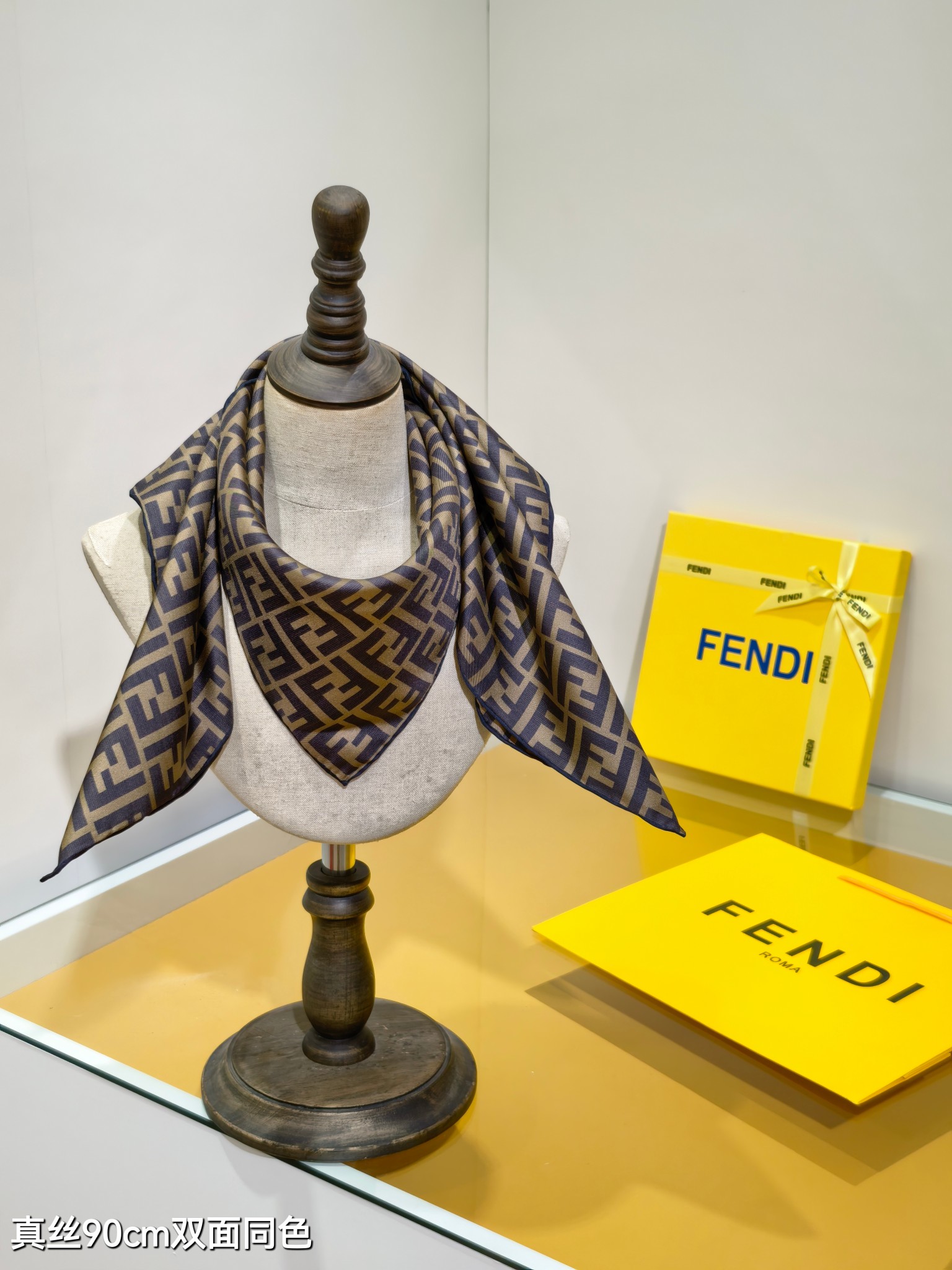 Cheap New Fendi high-quality scarf in 216725, $55 USD- [IB216725] - Replica Fendi Cashmere Scarf