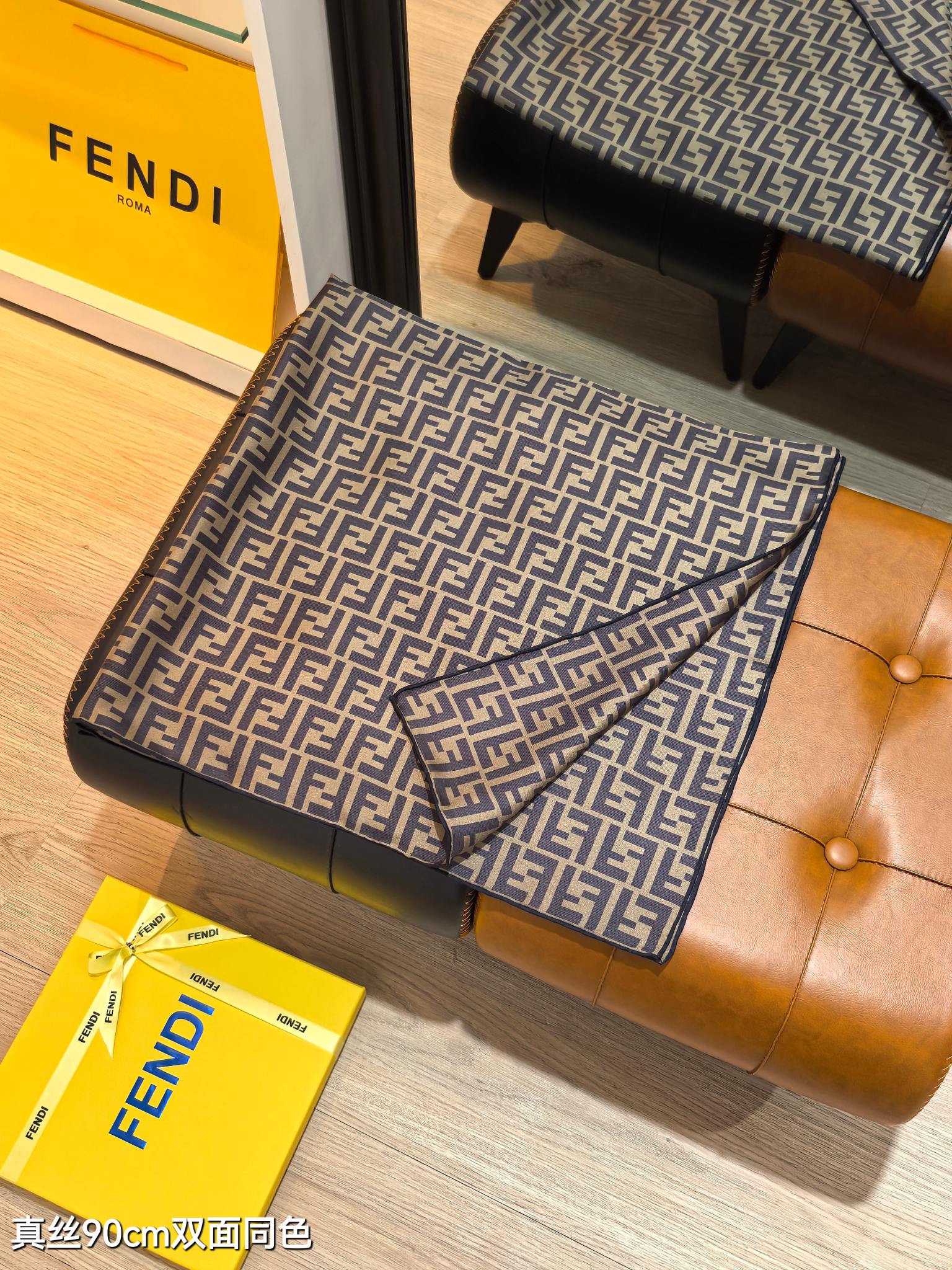 Cheap New Fendi high-quality scarf in 216725, $55 USD- [IB216725] - Replica Fendi Cashmere Scarf