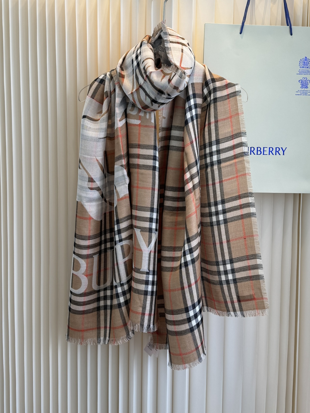 Cheap New Burberry high-quality scarf in 216732, $50 USD- [IB216732] - Replica Burberry Cashmere Scarf