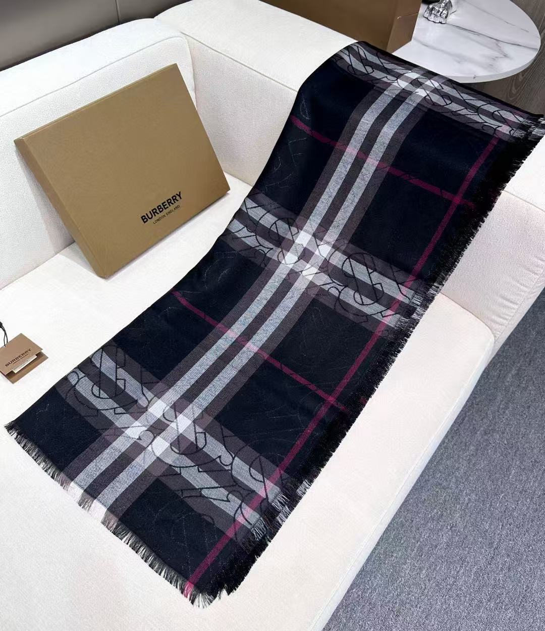 Cheap New Burberry high-quality scarf in 216743, $50 USD- [IB216743] - Replica Burberry Cashmere Scarf