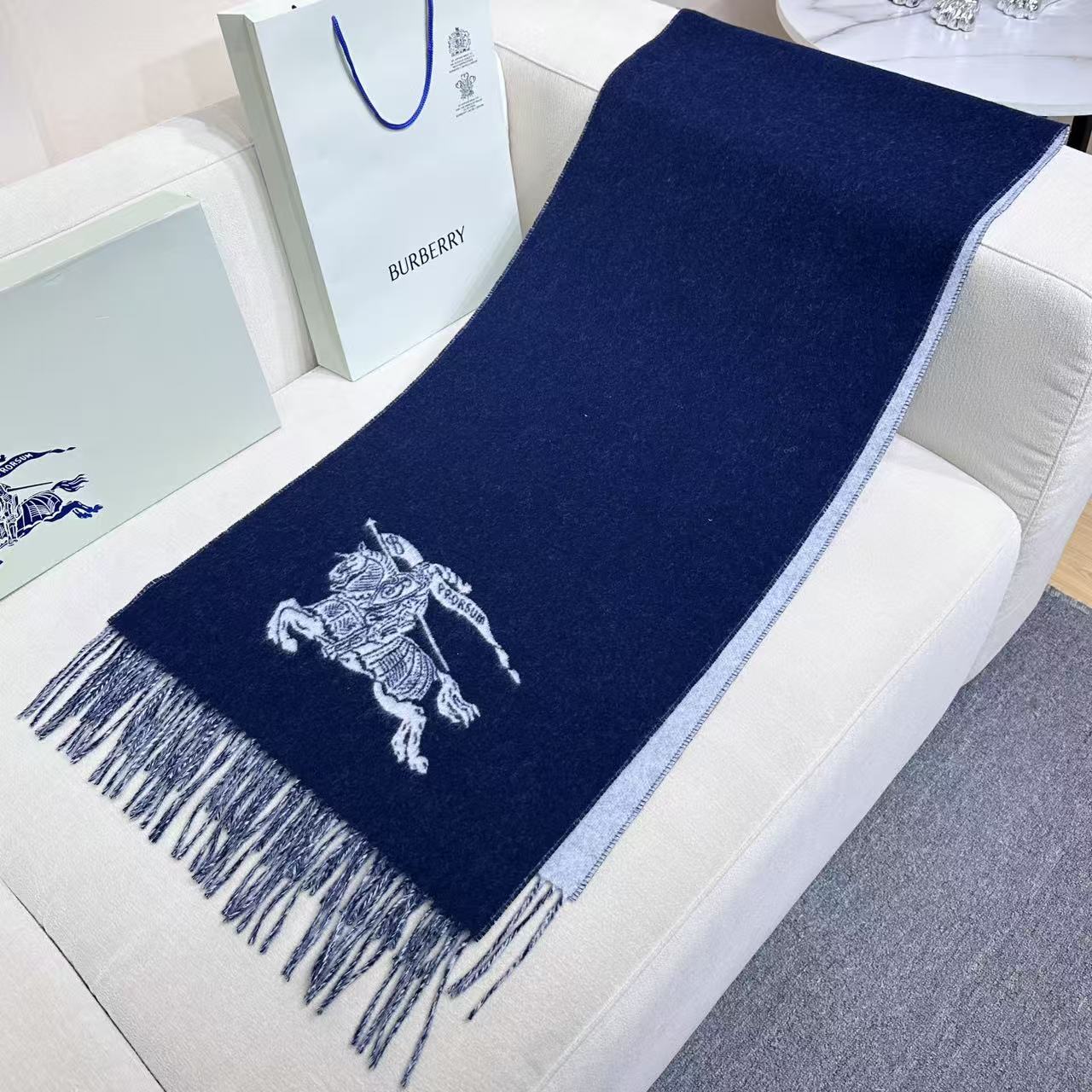 Cheap New Burberry high-quality scarf in 216749, $50 USD- [IB216749] - Replica Burberry Cashmere Scarf