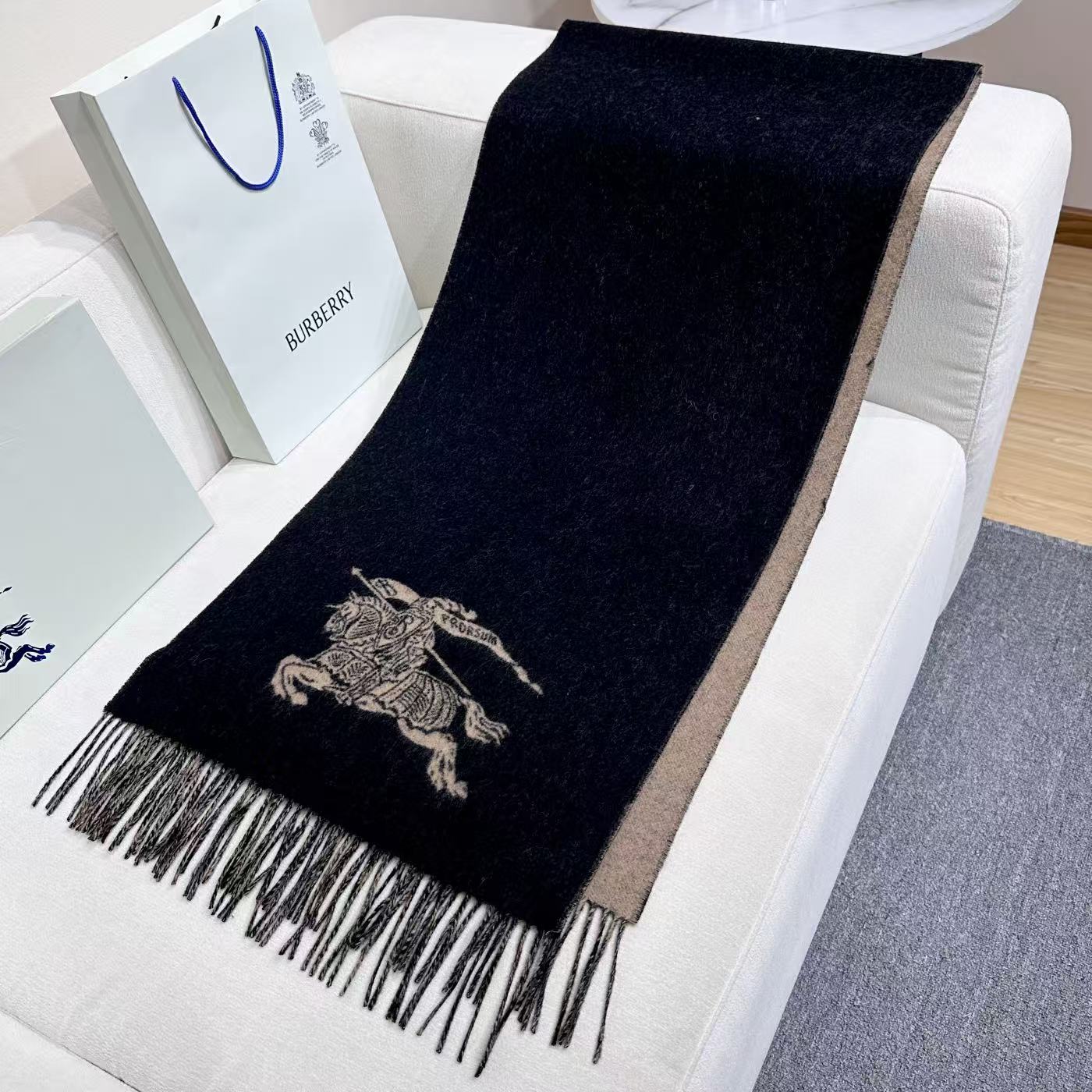 Cheap New Burberry high-quality scarf in 216750, $50 USD- [IB216750] - Replica Burberry Cashmere Scarf