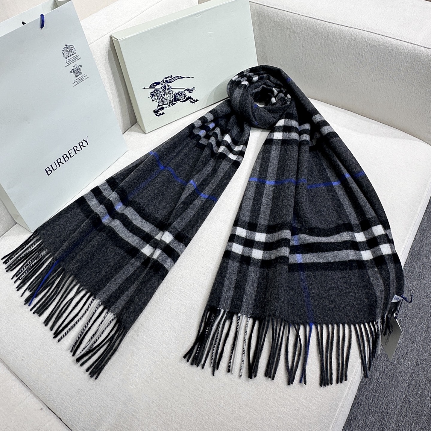 Cheap New Burberry high-quality scarf in 216751, $50 USD- [IB216751] - Replica Burberry Cashmere Scarf