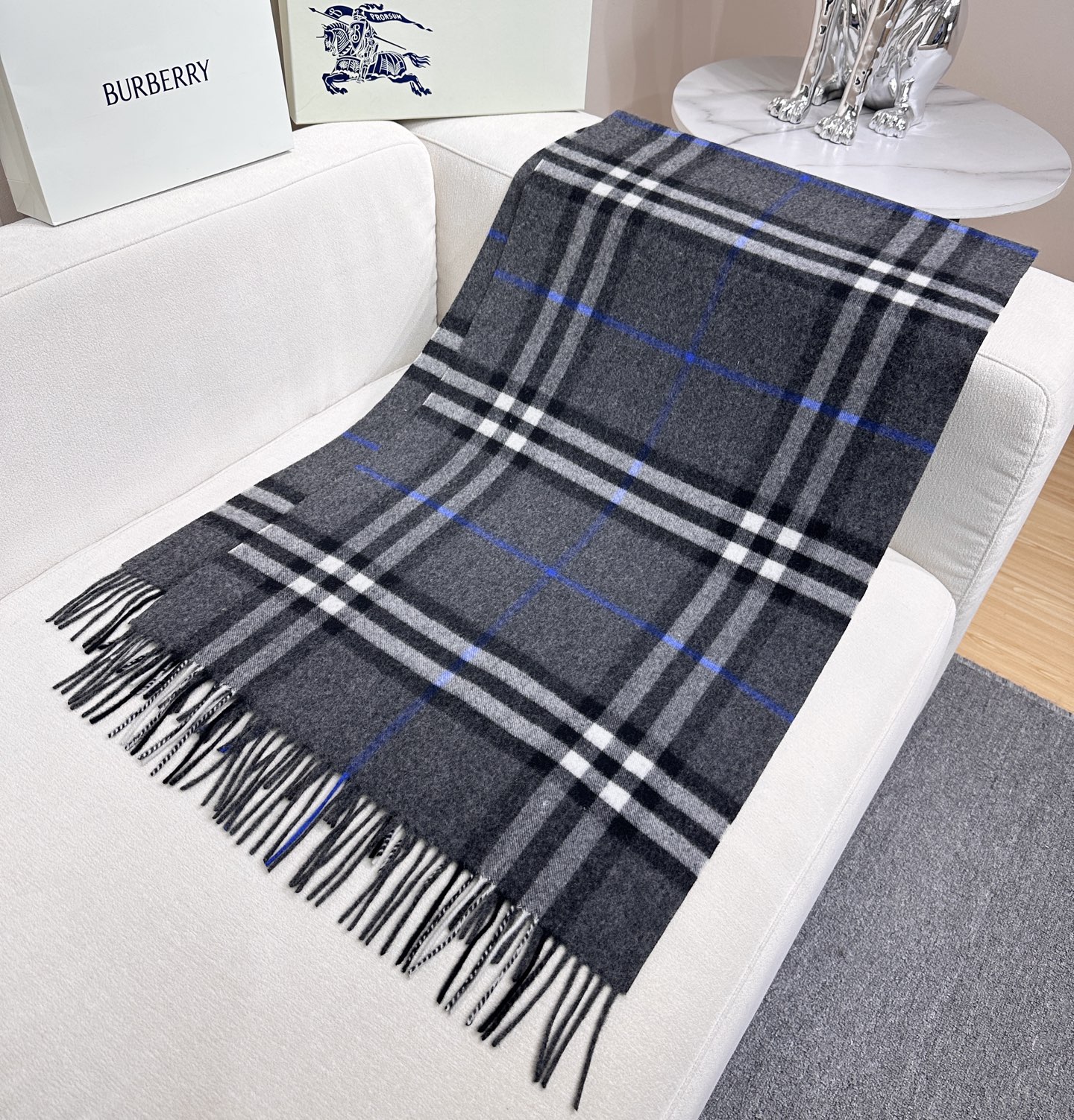 Cheap New Burberry high-quality scarf in 216751, $50 USD- [IB216751] - Replica Burberry Cashmere Scarf