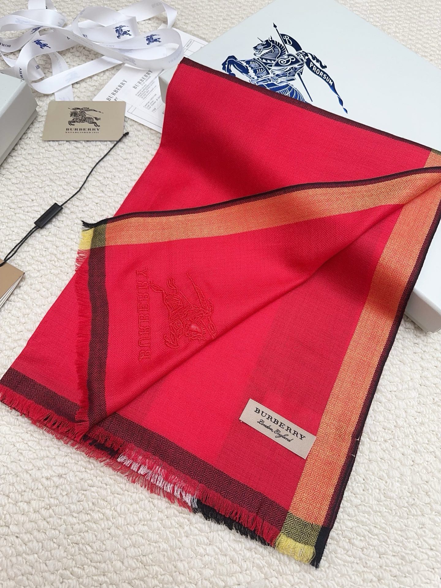 Cheap New Burberry high-quality scarf in 216752, $50 USD- [IB216752] - Replica Burberry Cashmere Scarf