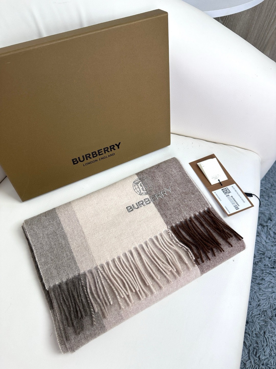 Cheap New Burberry high-quality scarf in 216757, $50 USD- [IB216757] - Replica Burberry Cashmere Scarf