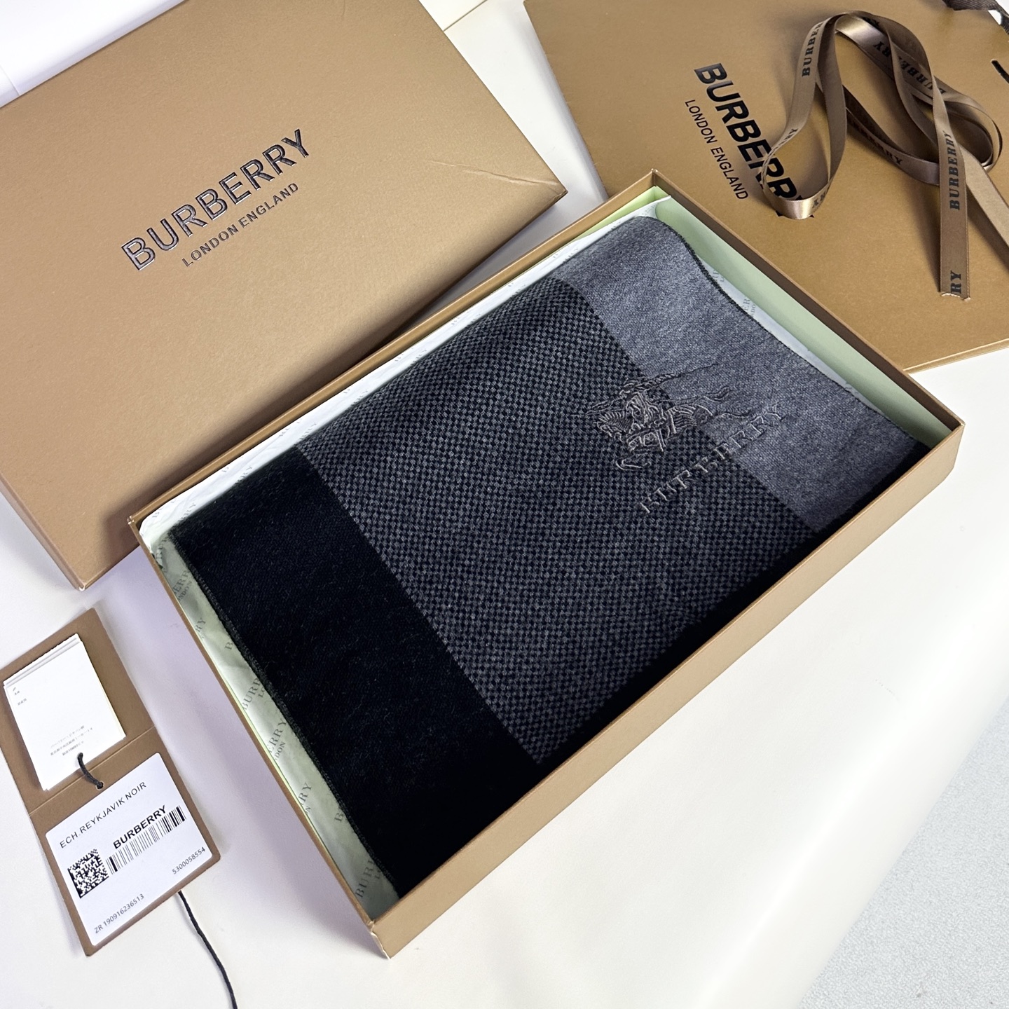 Cheap New Burberry high-quality scarf in 216758, $50 USD- [IB216758] - Replica Burberry Cashmere Scarf