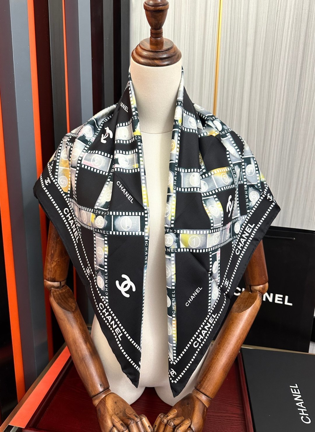 Cheap New Chanel high-quality scarf in 216760, $50 USD- [IB216760] - Replica Chanel Scarf