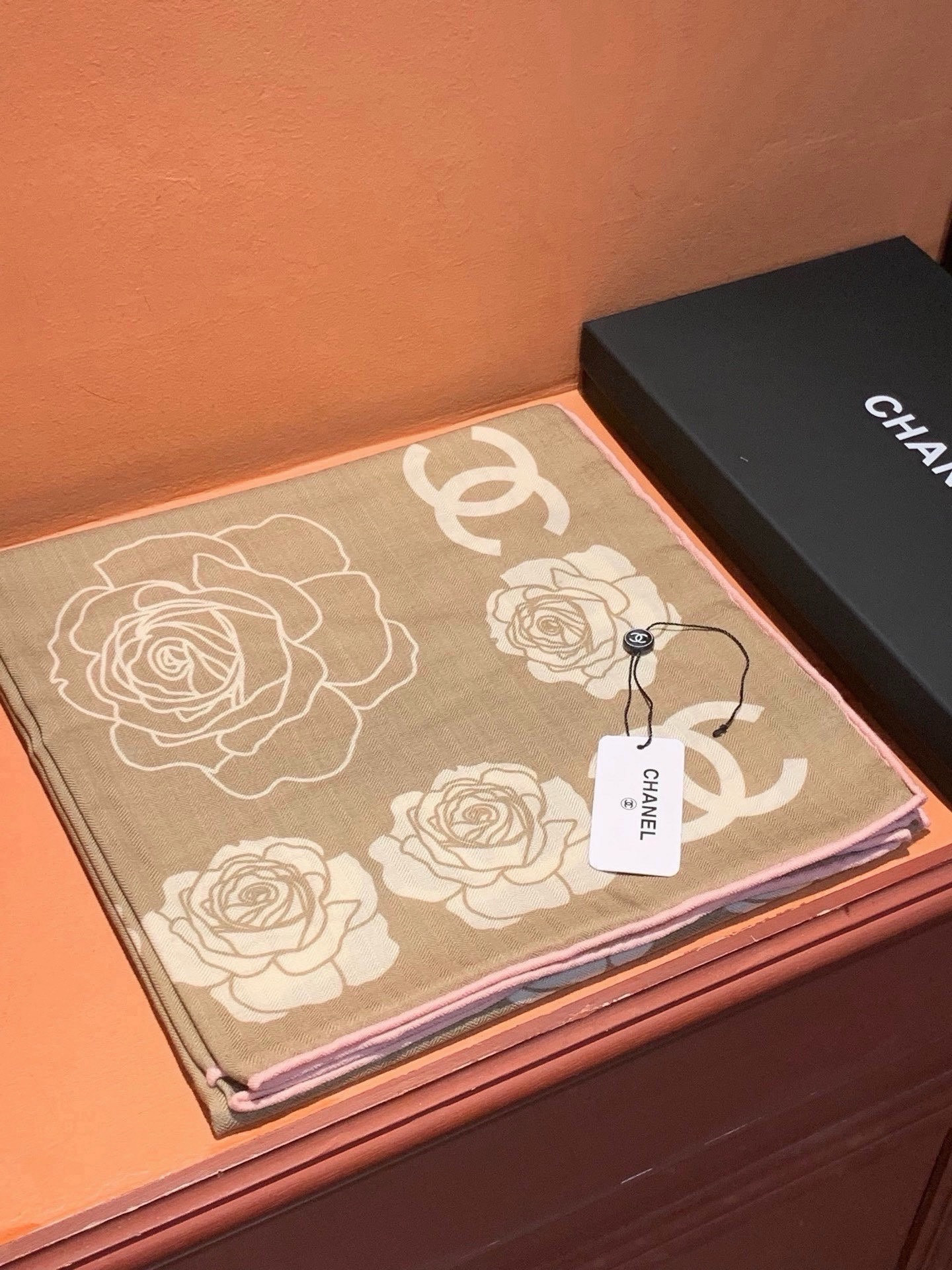 Cheap New Chanel high-quality scarf in 216764, $55 USD- [IB216764] - Replica Chanel Scarf