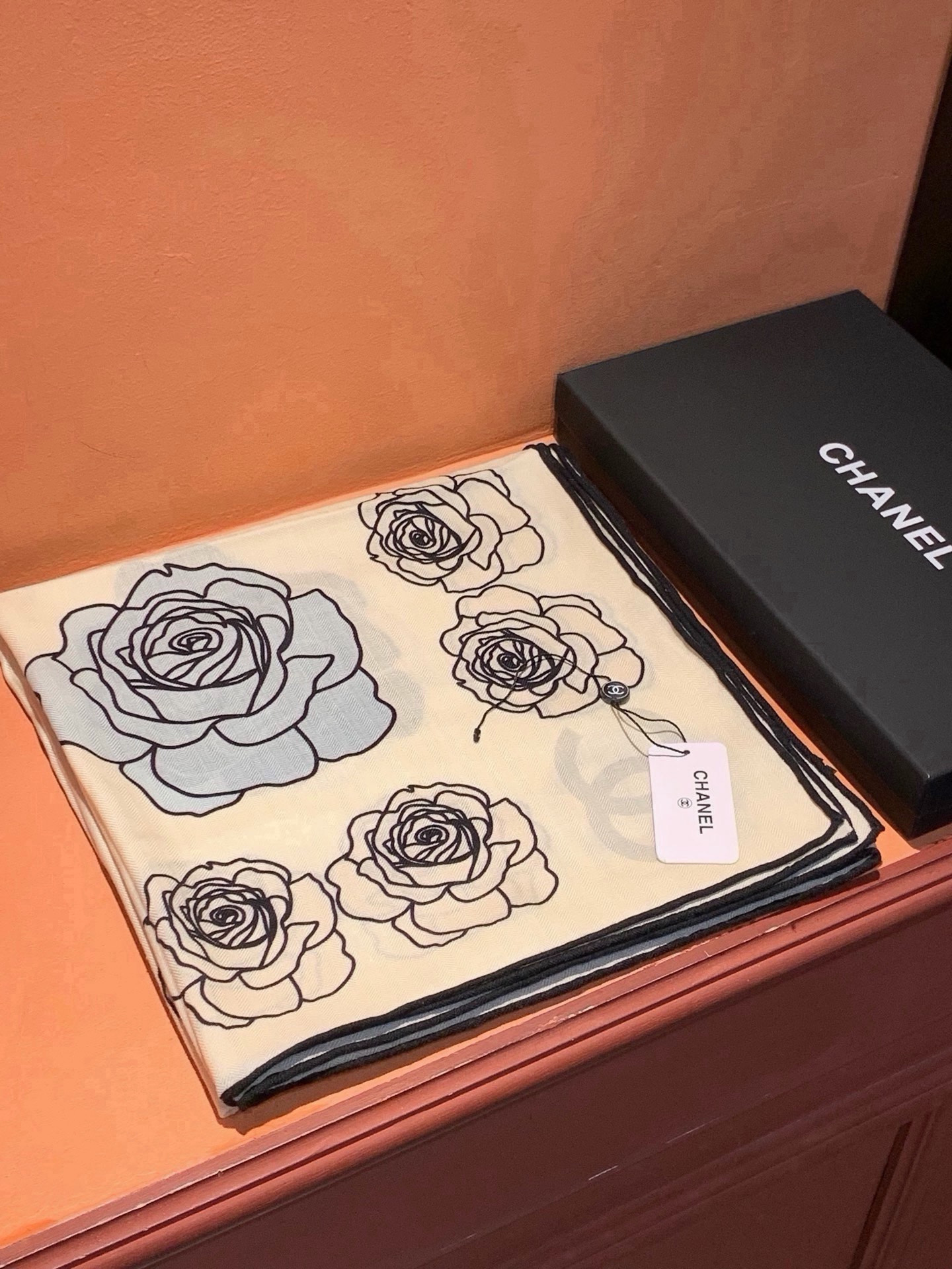 Cheap New Chanel high-quality scarf in 216765, $55 USD- [IB216765] - Replica Chanel Scarf
