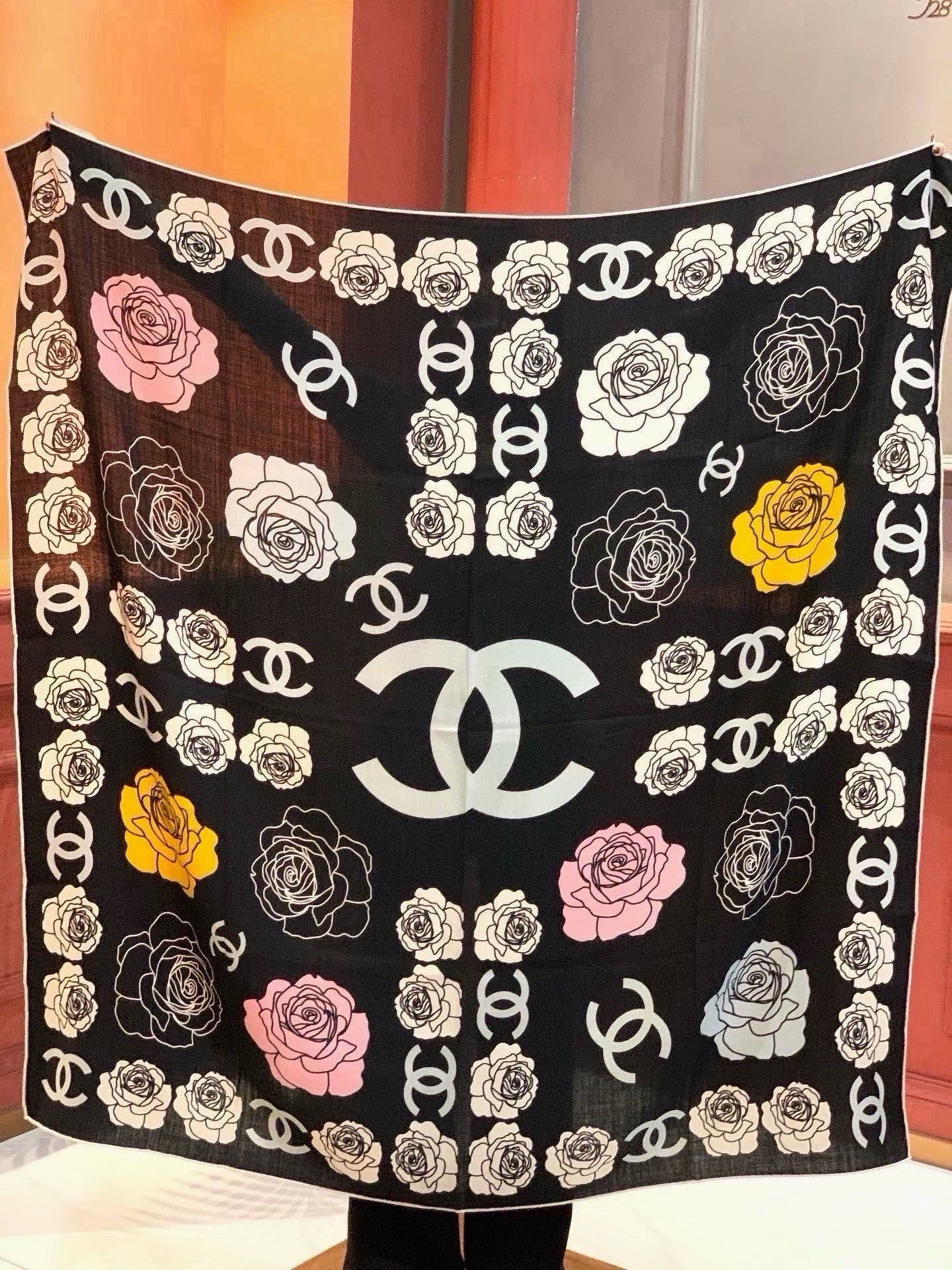 Cheap New Chanel high-quality scarf in 216766, $55 USD- [IB216766] - Replica Chanel Scarf