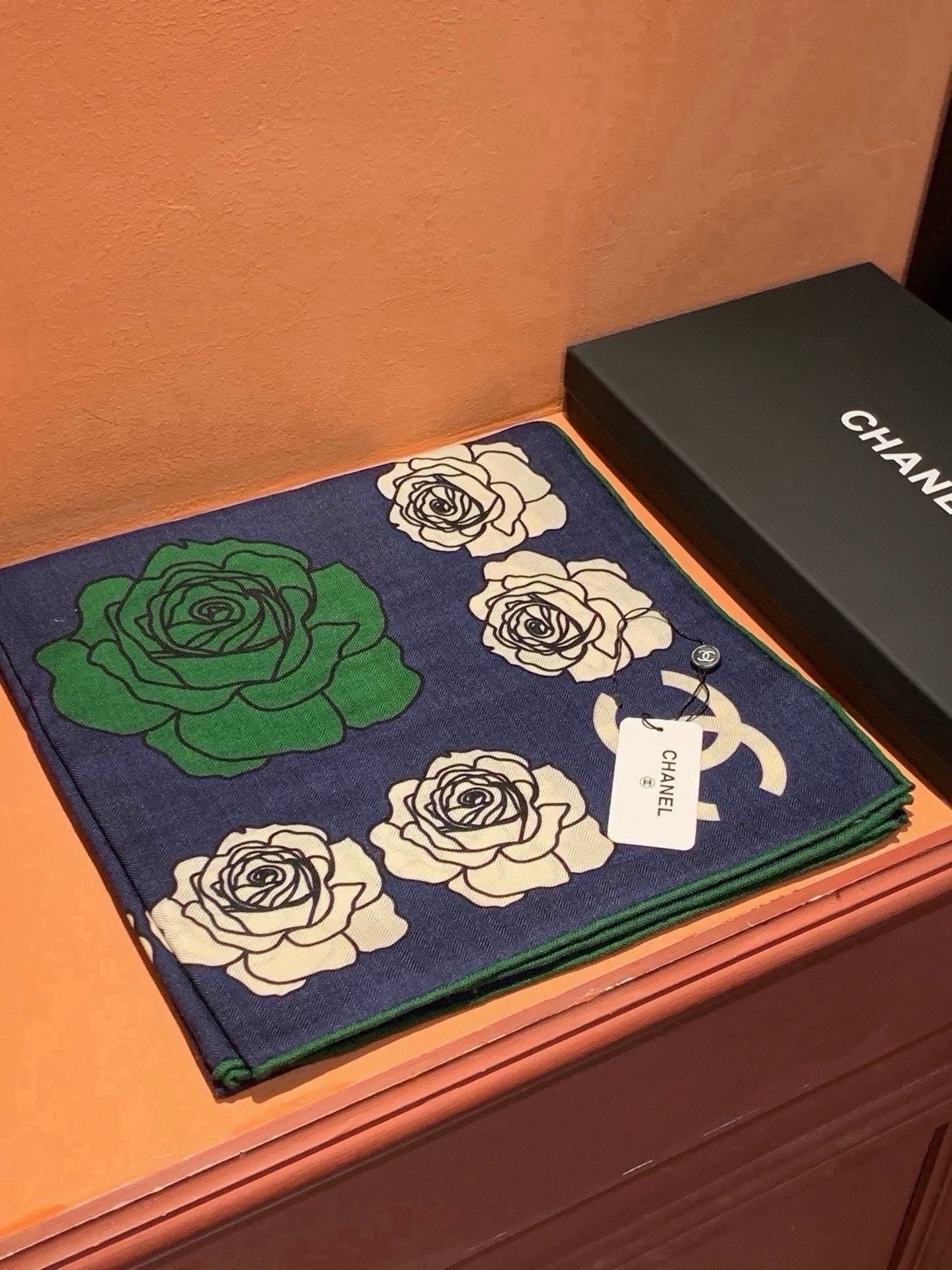 Cheap New Chanel high-quality scarf in 216767, $55 USD- [IB216767] - Replica Chanel Scarf