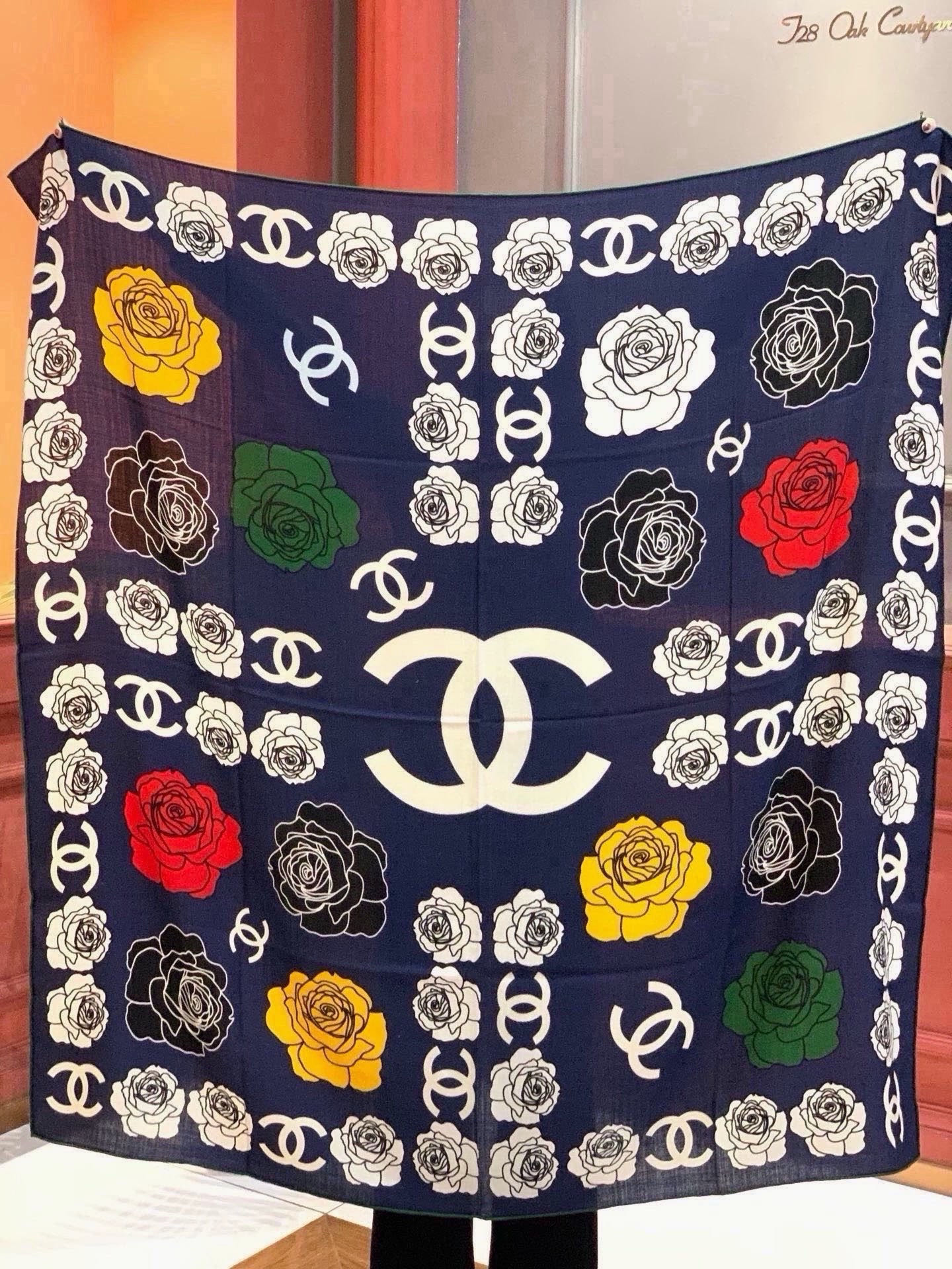Cheap New Chanel high-quality scarf in 216767, $55 USD- [IB216767] - Replica Chanel Scarf