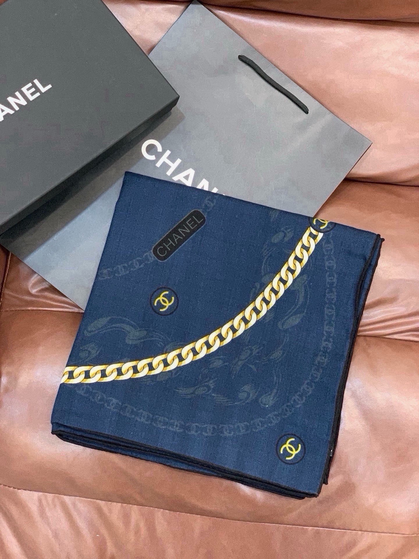 Cheap New Chanel high-quality scarf in 216768, $55 USD- [IB216768] - Replica Chanel Scarf