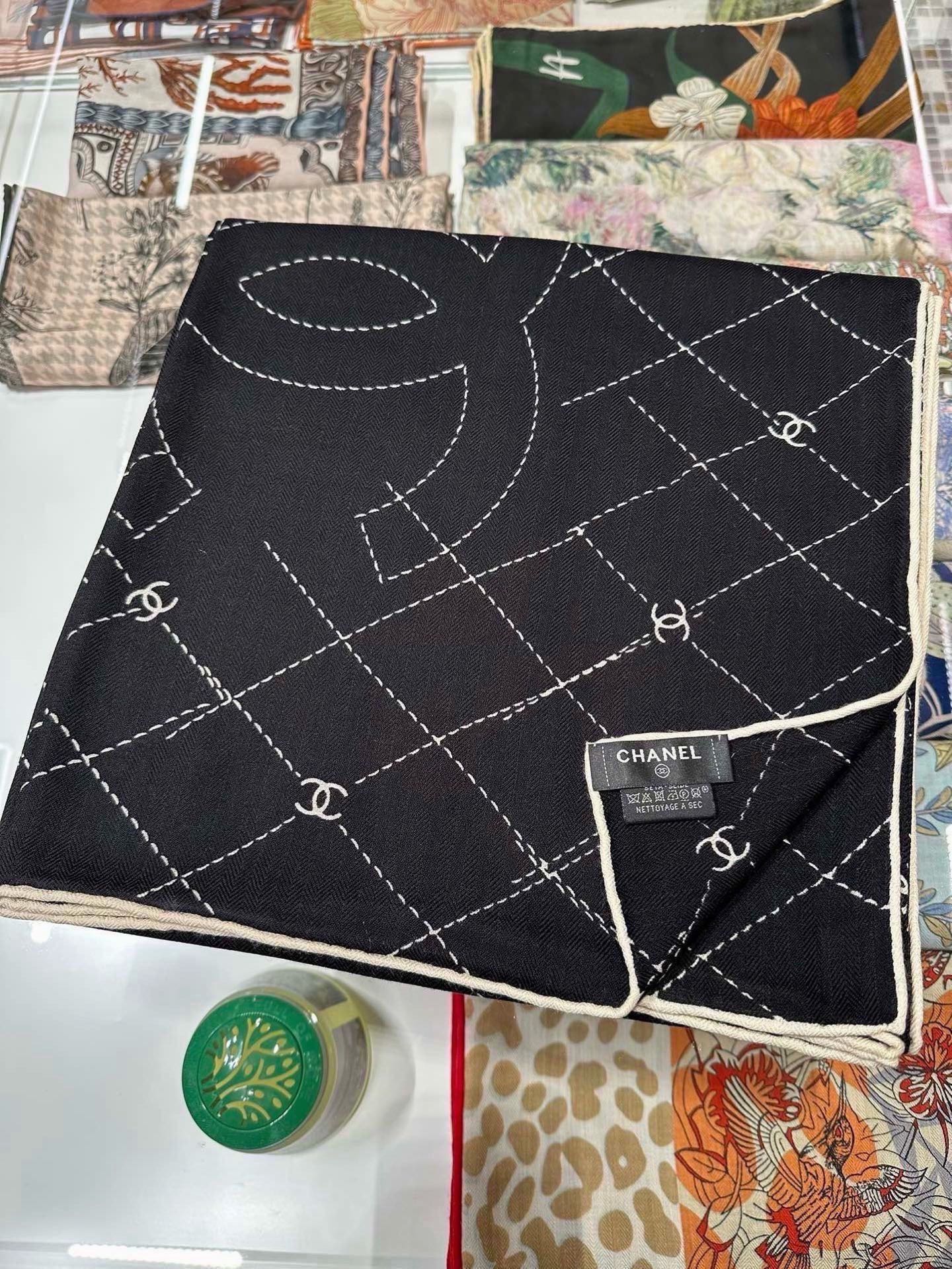 Cheap New Chanel high-quality scarf in 216770, $55 USD- [IB216770] - Replica Chanel Scarf