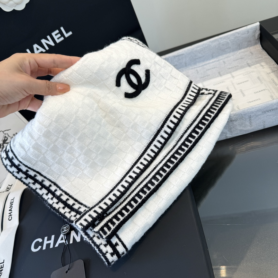 Cheap New Chanel high-quality scarf in 216775, $55 USD- [IB216775] - Replica Chanel Scarf