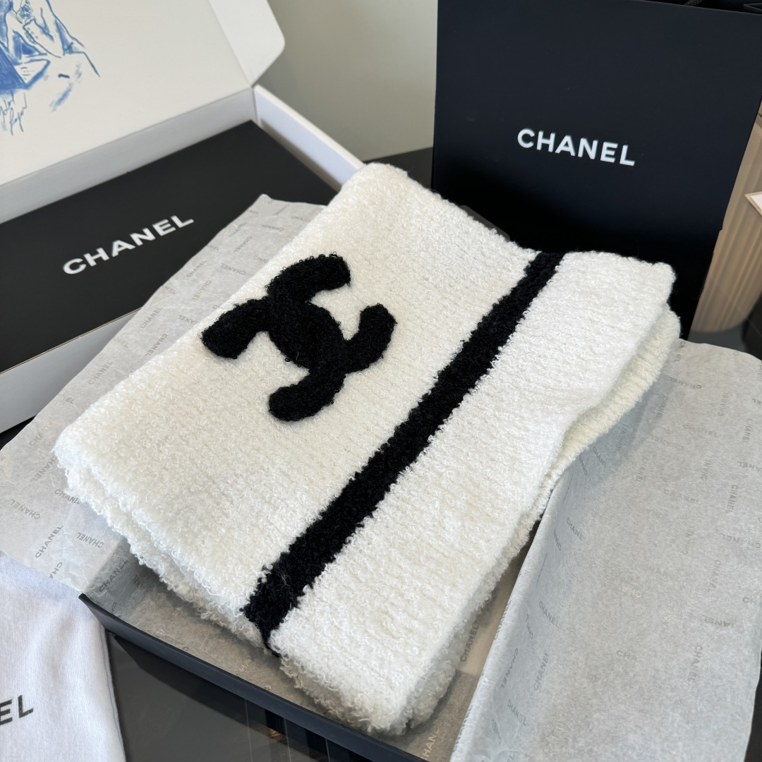 Cheap New Chanel high-quality scarf in 216776, $55 USD- [IB216776] - Replica Chanel Scarf