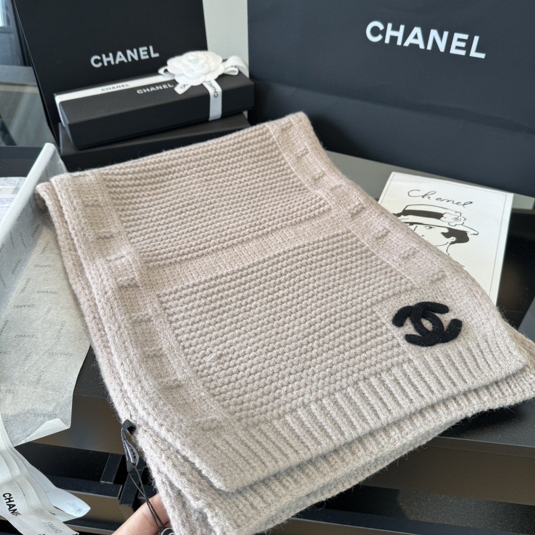Cheap New Chanel high-quality scarf in 216779, $55 USD- [IB216779] - Replica Chanel Scarf