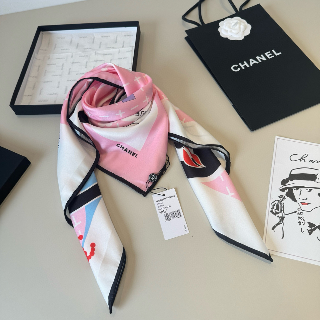 Cheap New Chanel high-quality scarf in 216788, $55 USD- [IB216788] - Replica Chanel Scarf