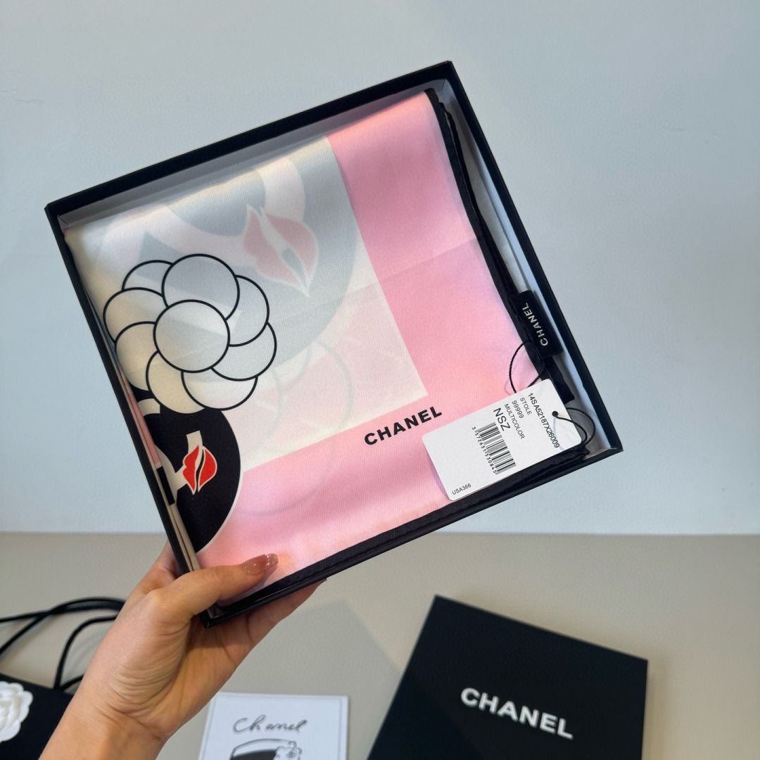 Cheap New Chanel high-quality scarf in 216788, $55 USD- [IB216788] - Replica Chanel Scarf