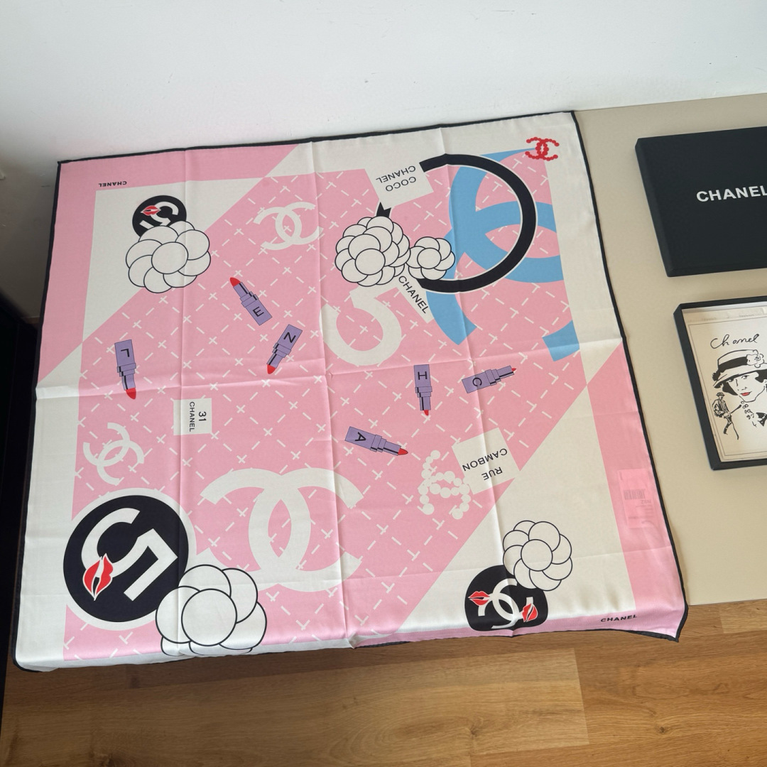Cheap New Chanel high-quality scarf in 216788, $55 USD- [IB216788] - Replica Chanel Scarf