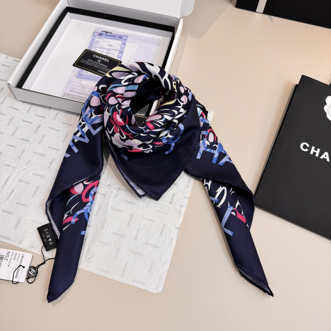 Cheap New Chanel high-quality scarf in 216789, $55 USD- [IB216789] - Replica Chanel Scarf
