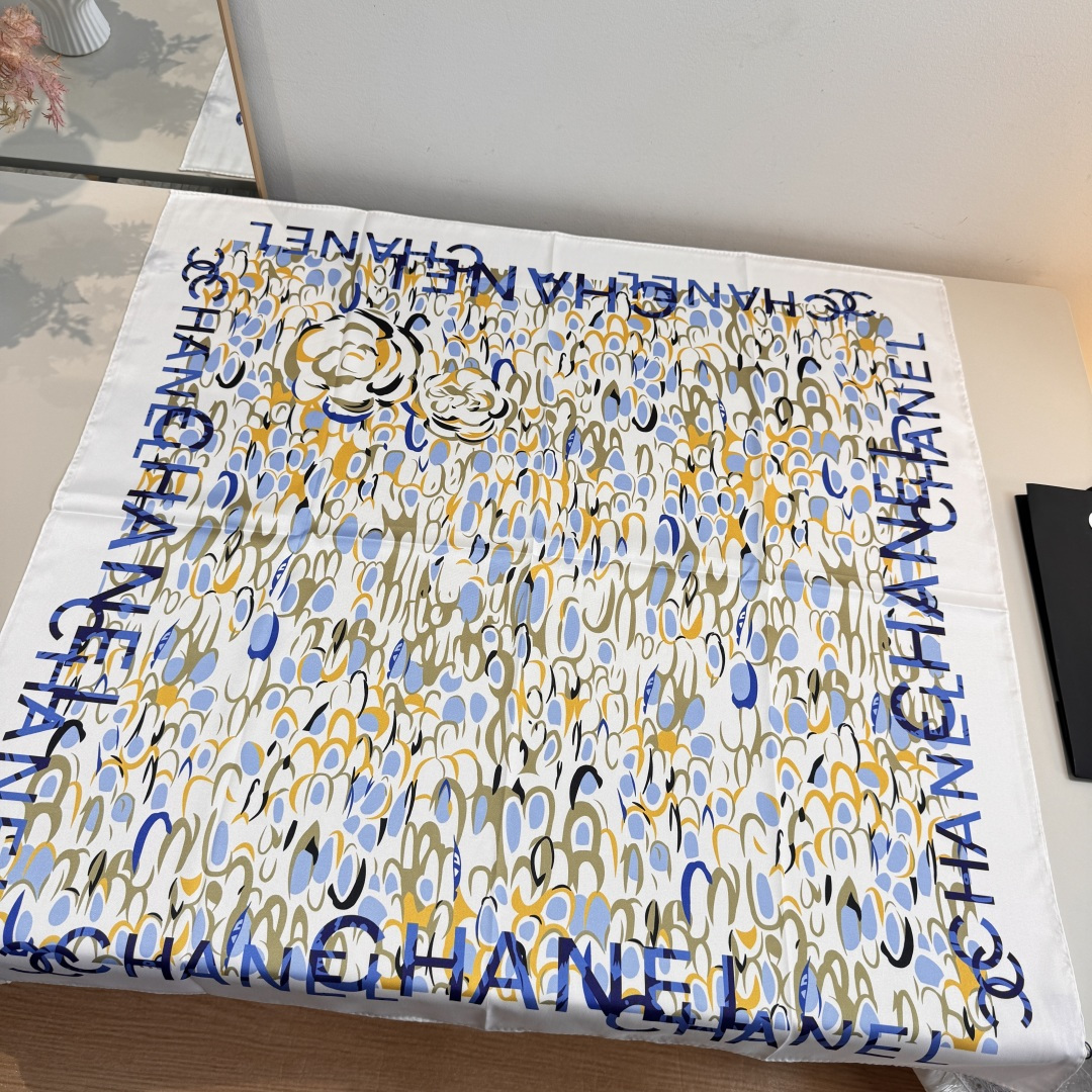 Cheap New Chanel high-quality scarf in 216791, $55 USD- [IB216791] - Replica Chanel Scarf