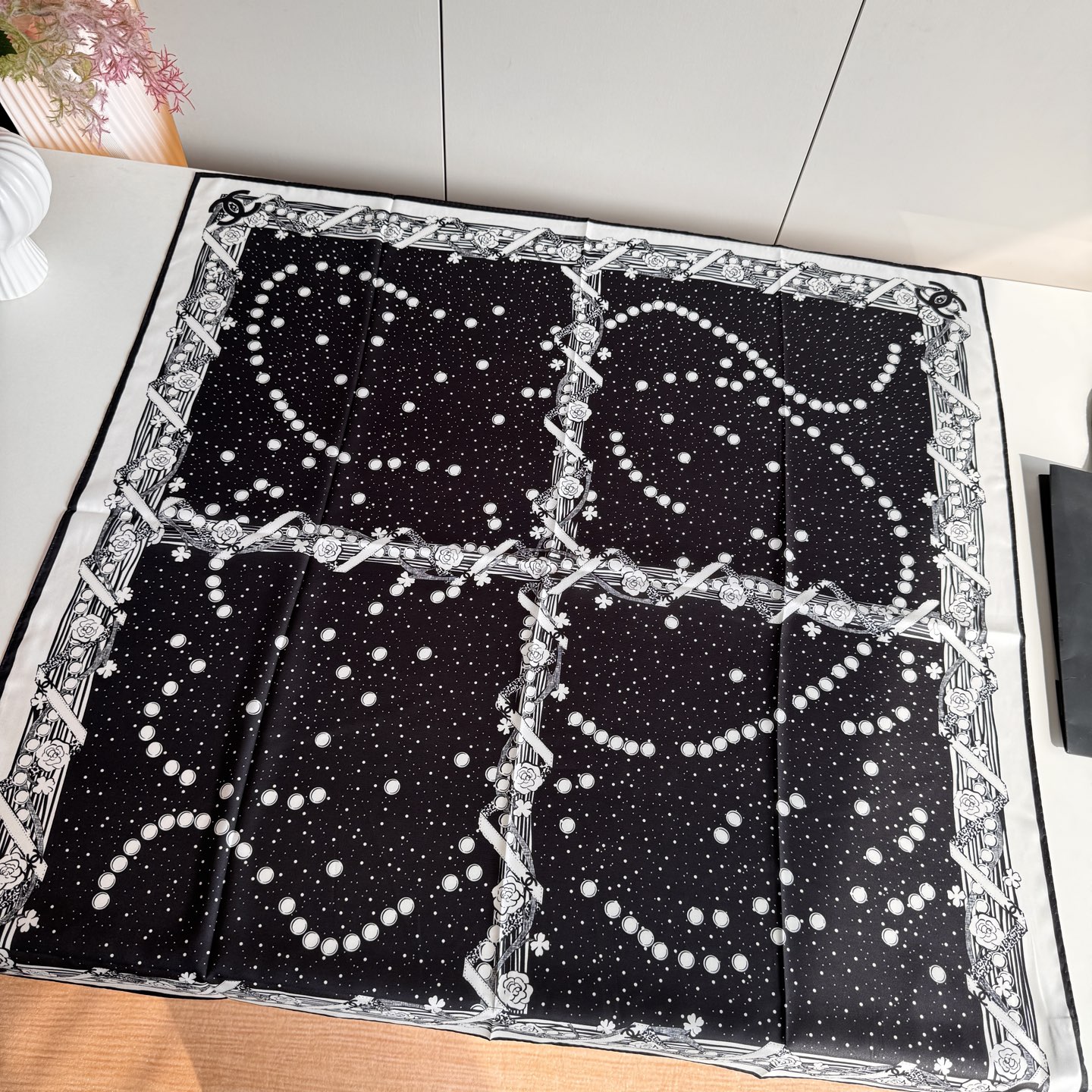 Cheap New Chanel high-quality scarf in 216794, $55 USD- [IB216794] - Replica Chanel Scarf