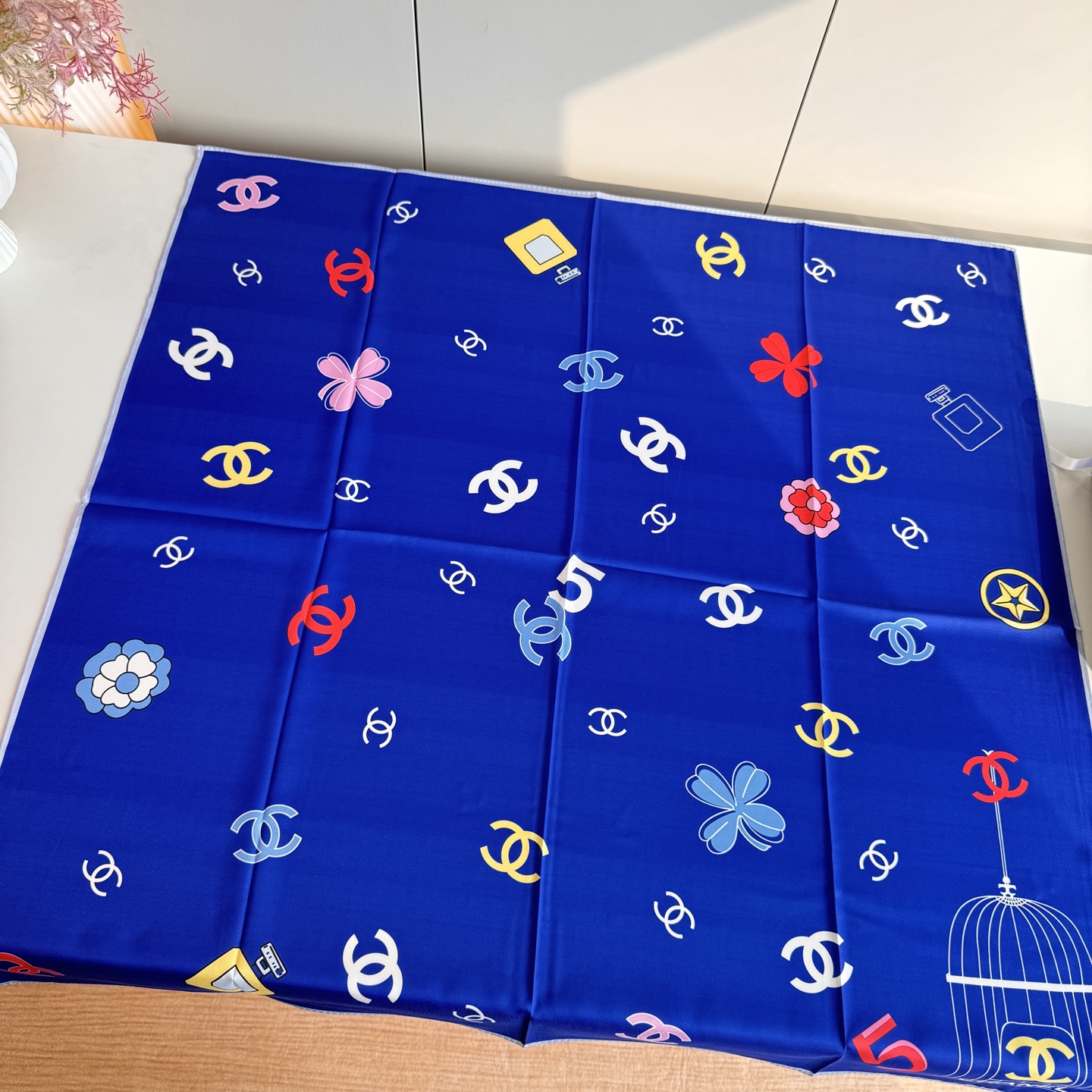 Cheap New Chanel high-quality scarf in 216795, $55 USD- [IB216795] - Replica Chanel Scarf
