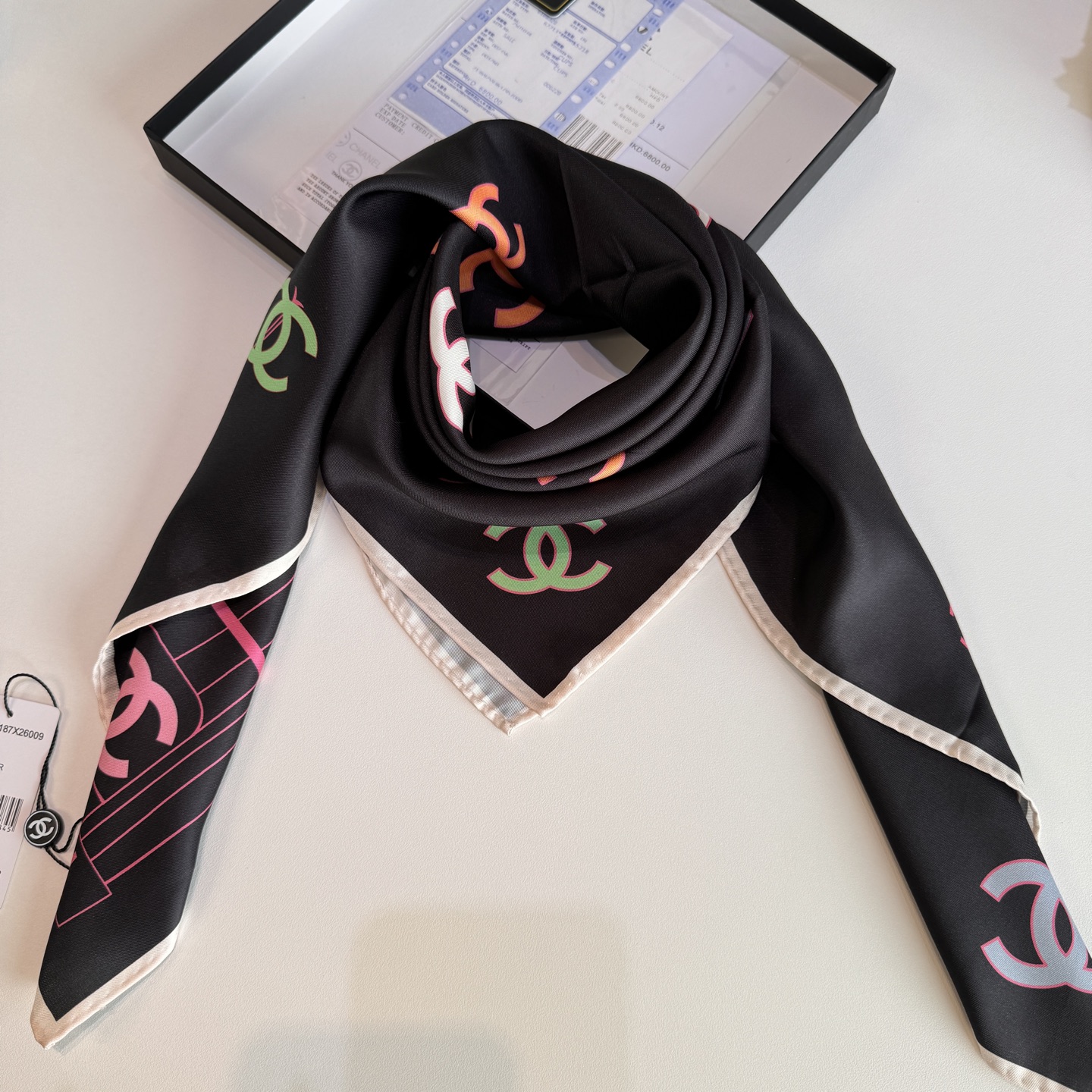 Cheap New Chanel high-quality scarf in 216796, $55 USD- [IB216796] - Replica Chanel Scarf