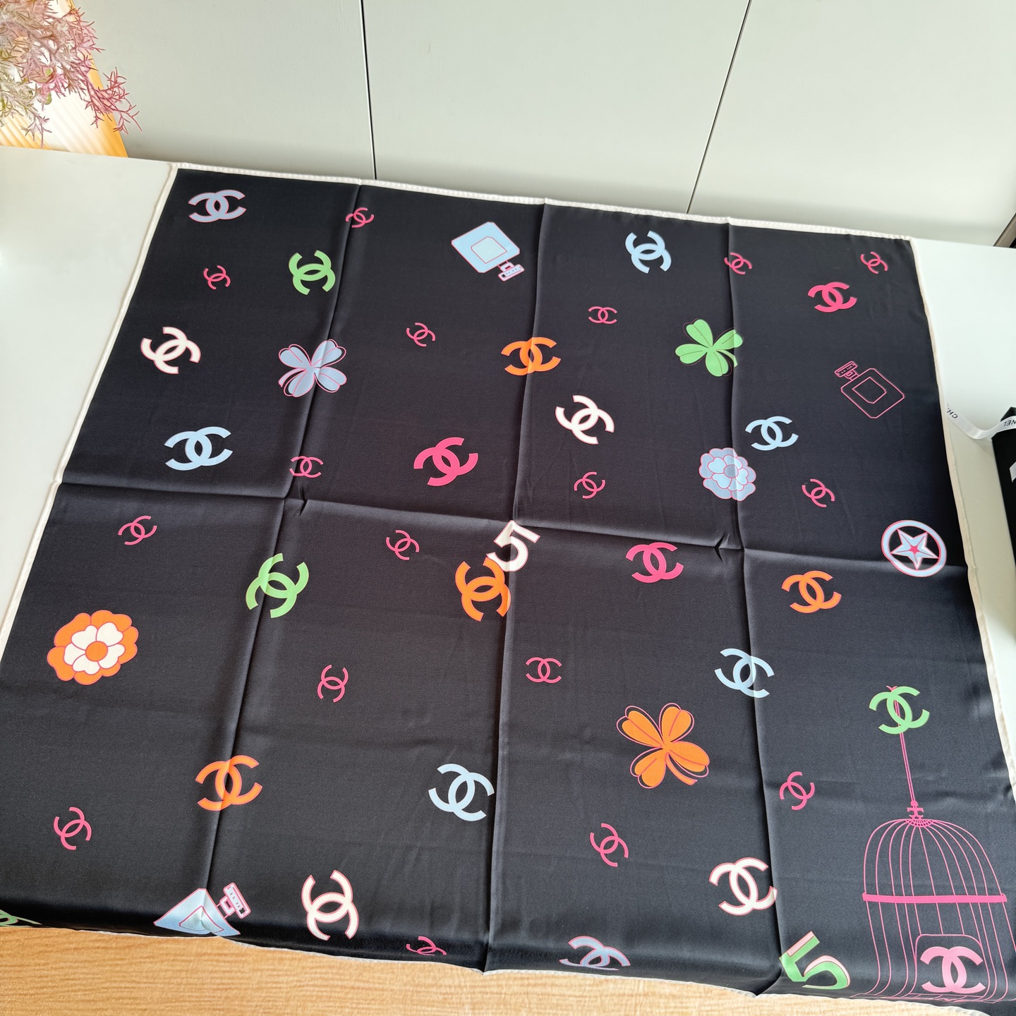 Cheap New Chanel high-quality scarf in 216796, $55 USD- [IB216796] - Replica Chanel Scarf