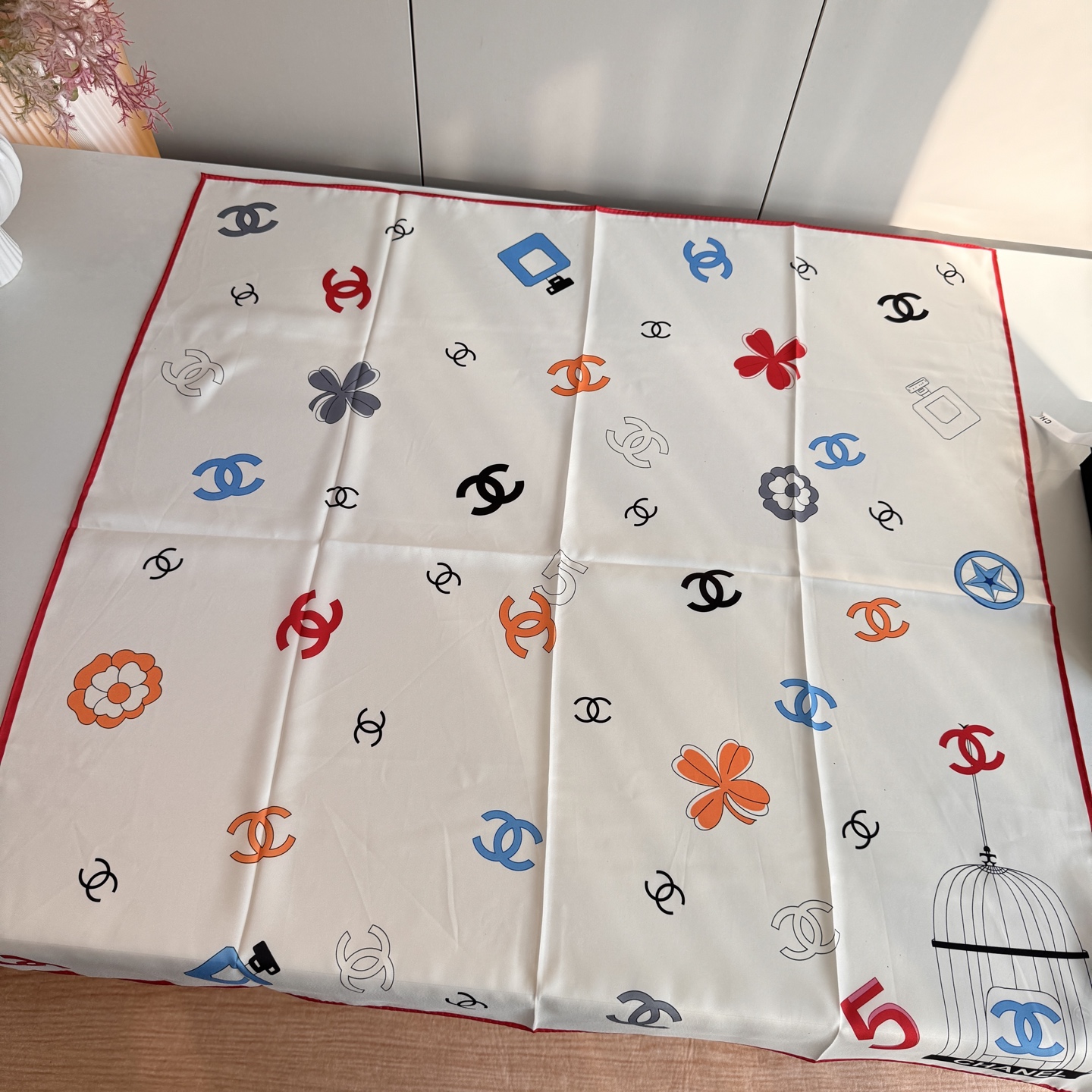 Cheap New Chanel high-quality scarf in 216797, $55 USD- [IB216797] - Replica Chanel Scarf