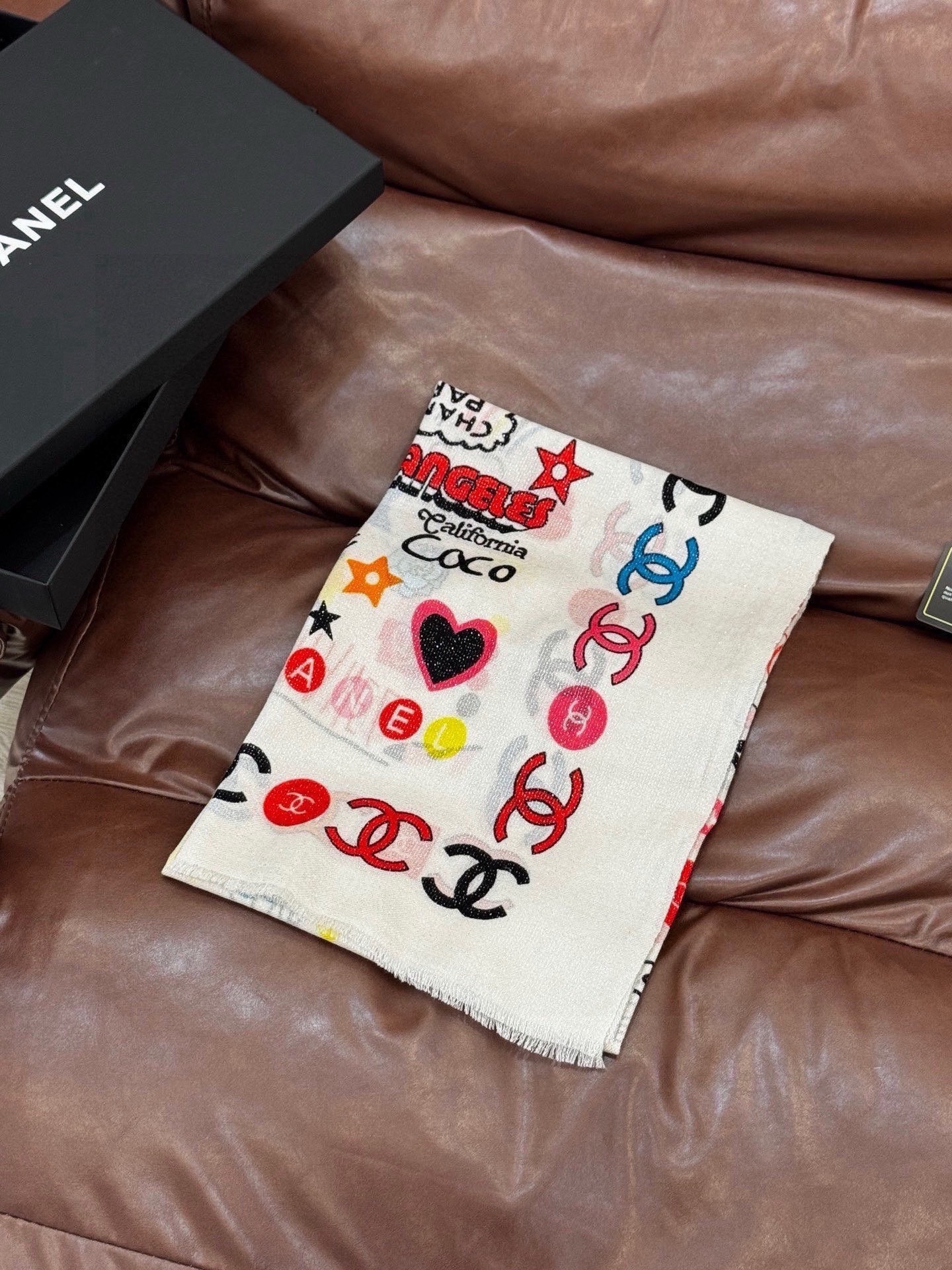 Cheap New Chanel high-quality scarf in 216798, $55 USD- [IB216798] - Replica Chanel Scarf