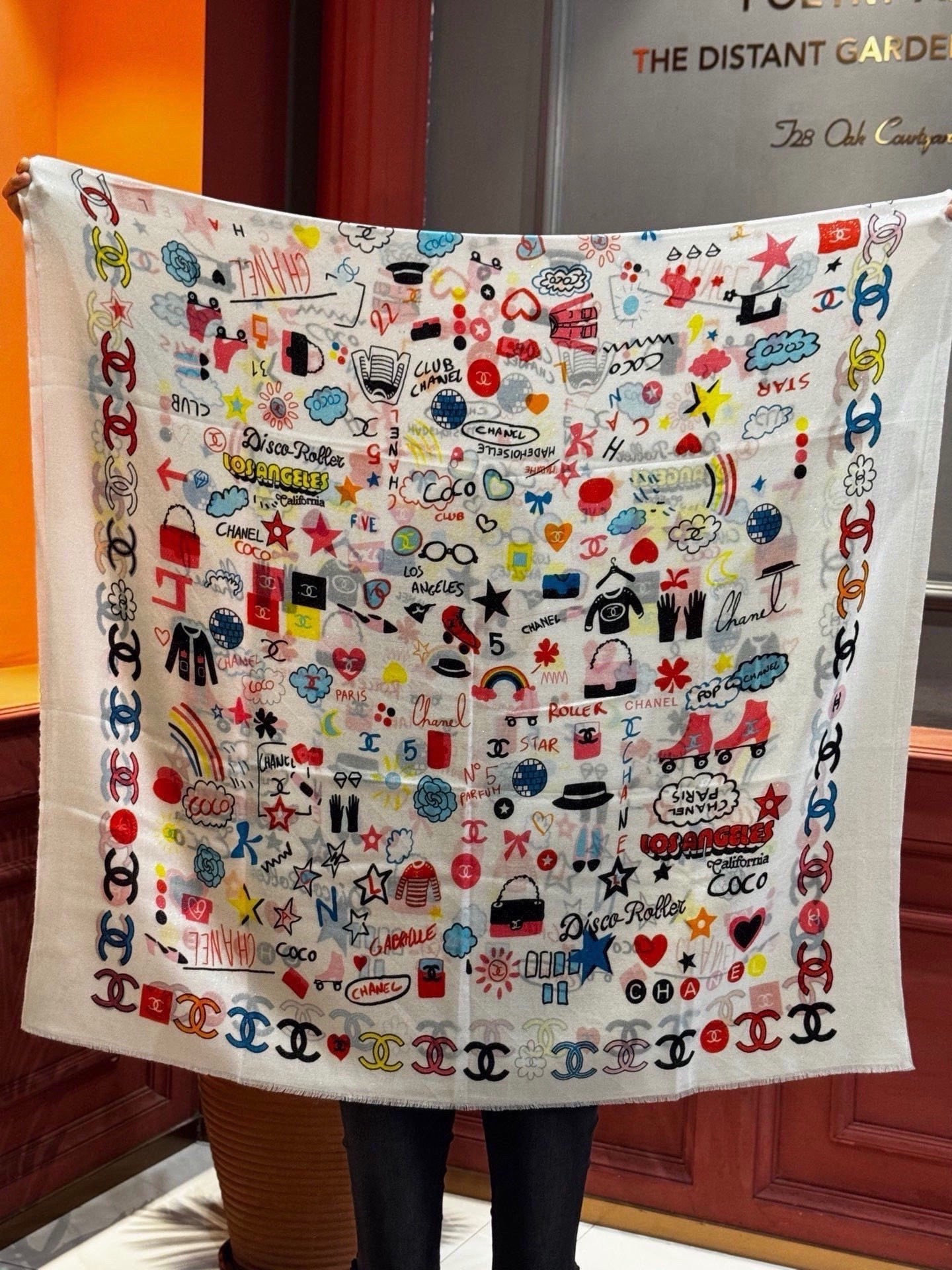 Cheap New Chanel high-quality scarf in 216798, $55 USD- [IB216798] - Replica Chanel Scarf