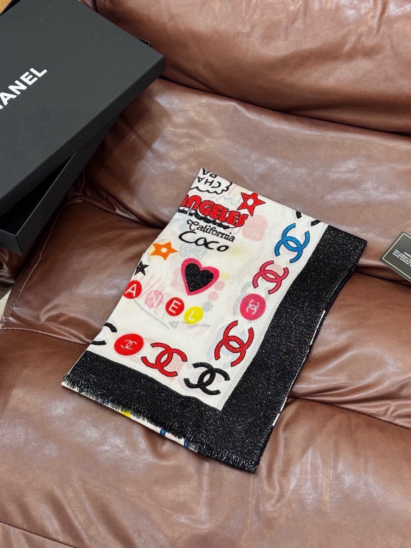 Cheap New Chanel high-quality scarf in 216799, $55 USD- [IB216799] - Replica Chanel Scarf